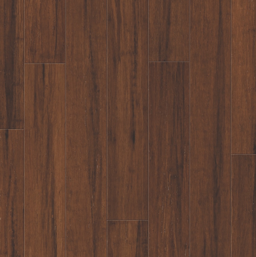 Vintage Antique Bamboo 5-in W x 3/8-in T Handscraped Engineered Hardwood Flooring (14.85-sq ft) in Brown | - natural floors 609HFLWBM