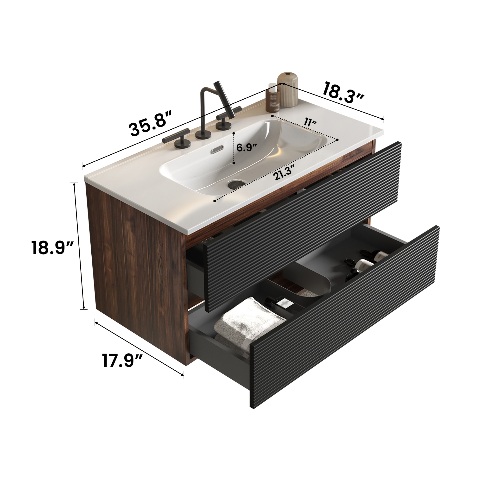 BEARSOLIM DJYC-W1865S00200 Bath-Vanity-Combo - View #3