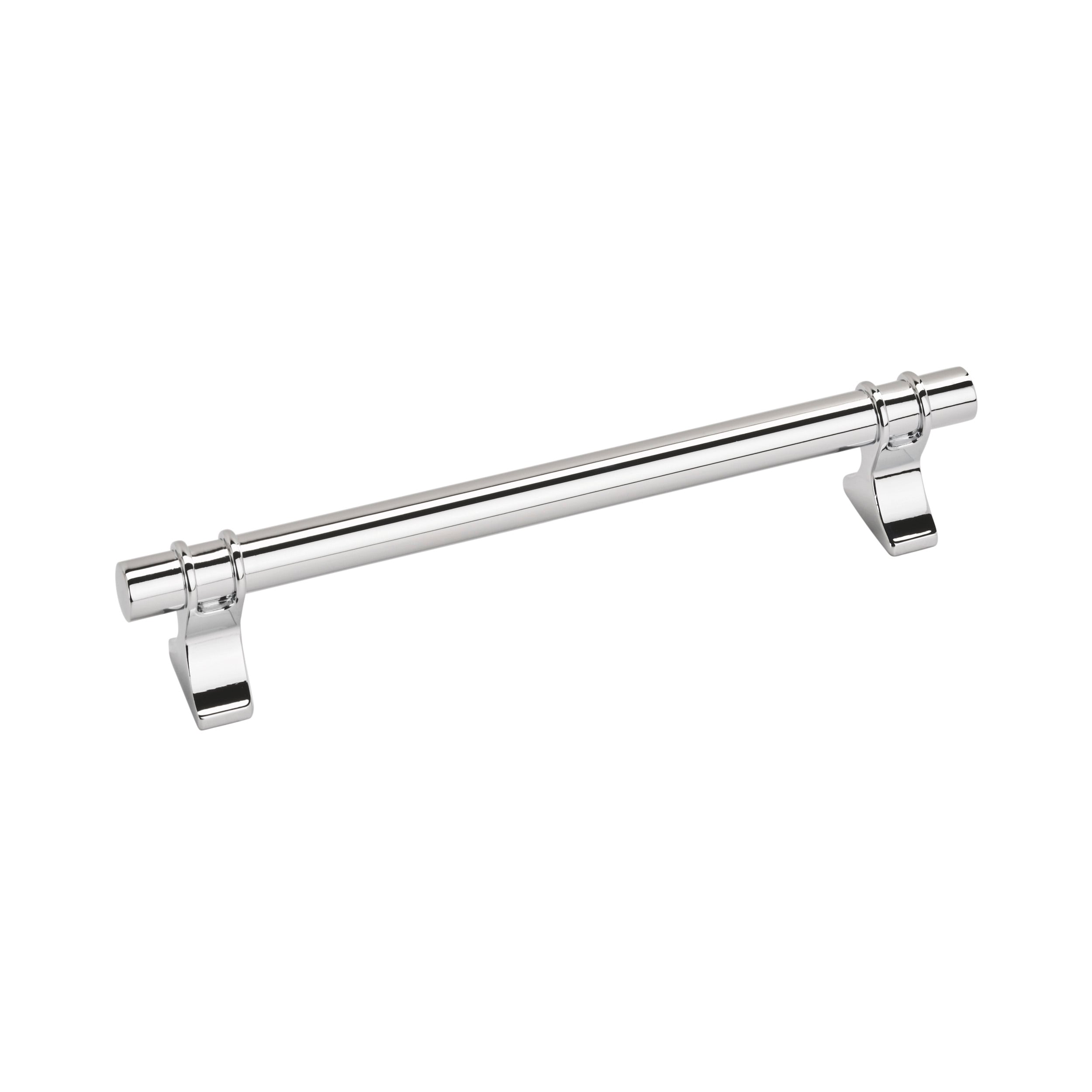 Amerock BP3660726 Davenport 6-5/16-in , 160mm Center to Center Polished Chrome Cylindrical Bar