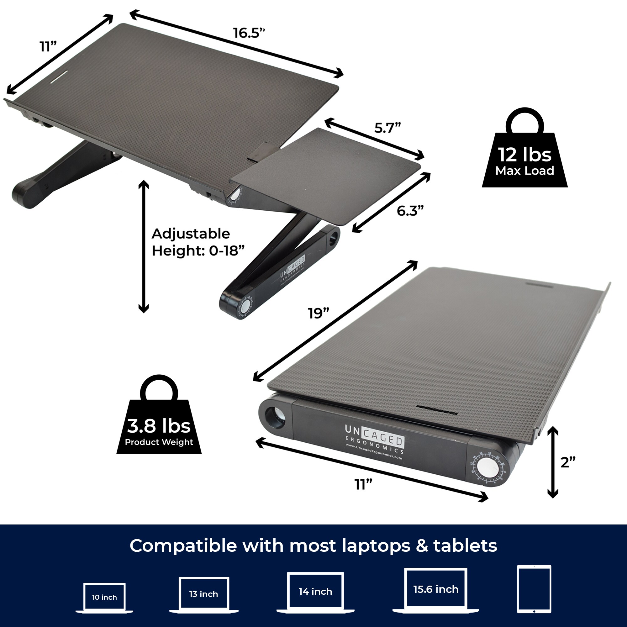 Uncaged Ergonomics WEBLS-B Office-Accessories - View #4