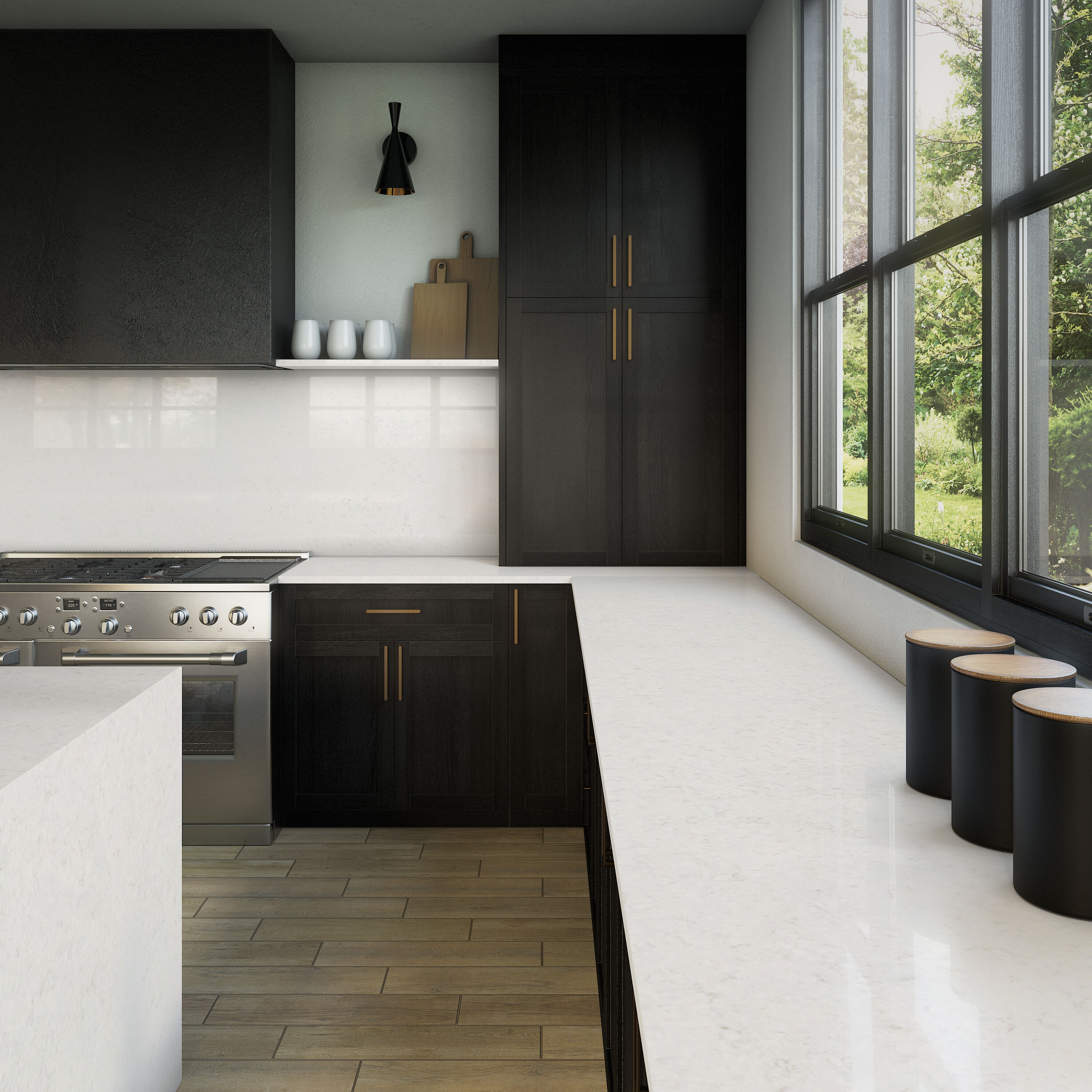 ONE Quartz OQ37SLBM11/4X1L Countertop-Samples - View #3