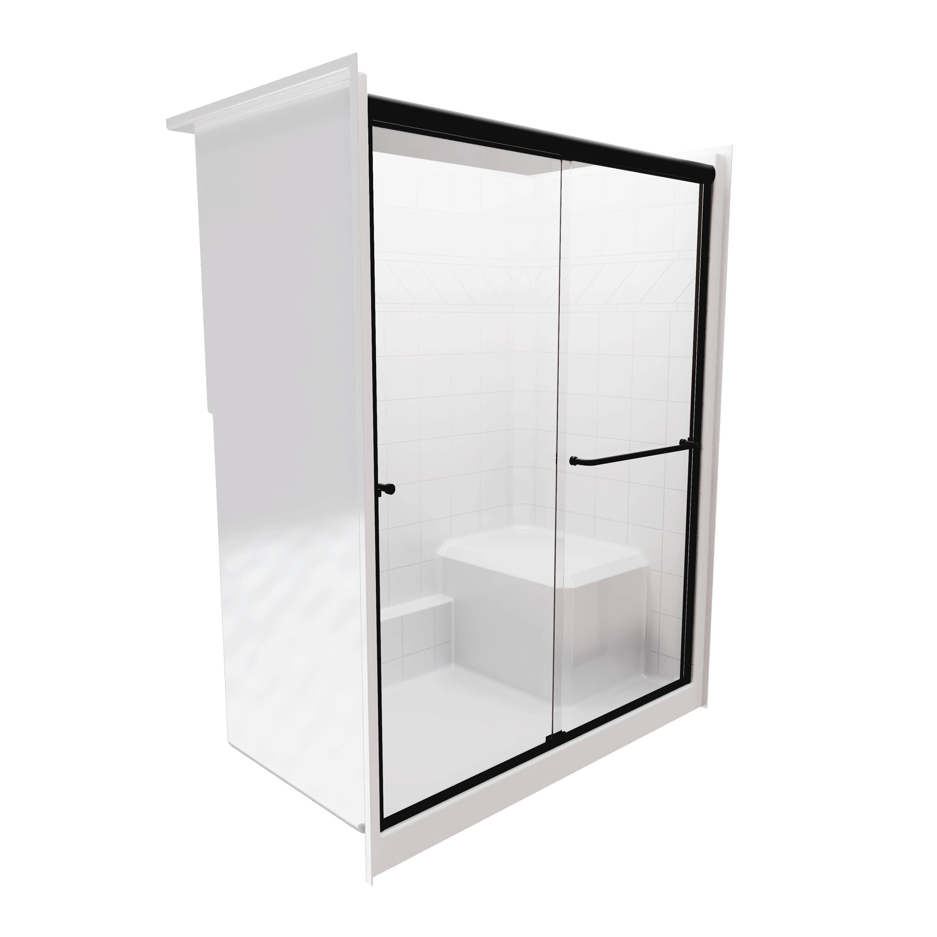 Laurel Mountain LM6036SH1S1PRWM1 Alcove-Shower-Kit - View #3