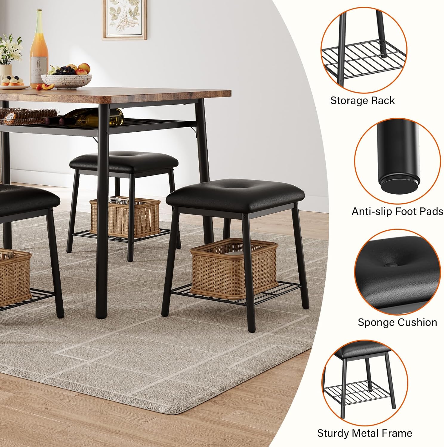 Garvee CBV-QJVXBYYQF04F6T6C Dining-Sets - View #7