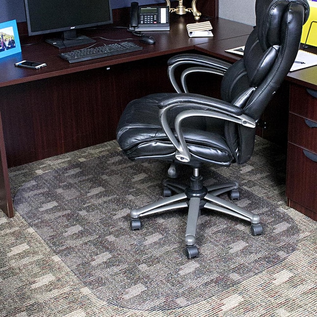 5 Ft Clear Rectangular Indoor Chair Mat, Clear Office Chair Mat