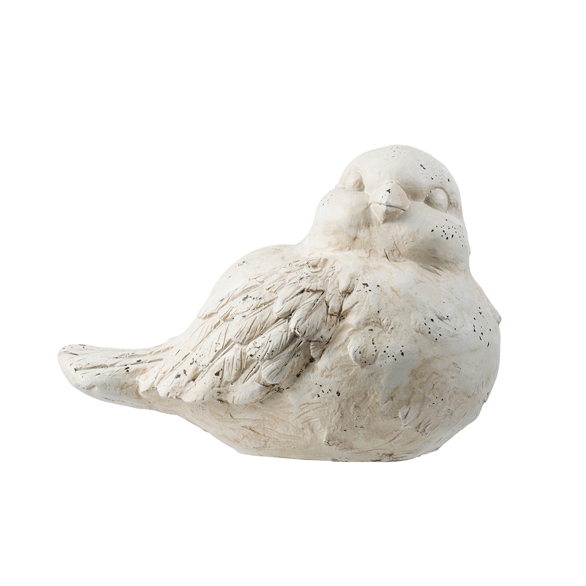 Wooden Bird Figurine - White Shore Bird - 14.5in