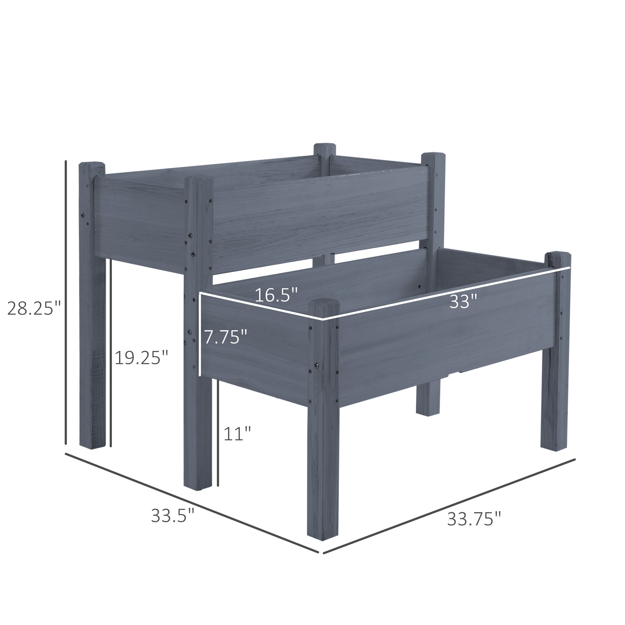 AHIOU HOME ZAAHG-P217237GB Raised-Planter-Boxes - View #10