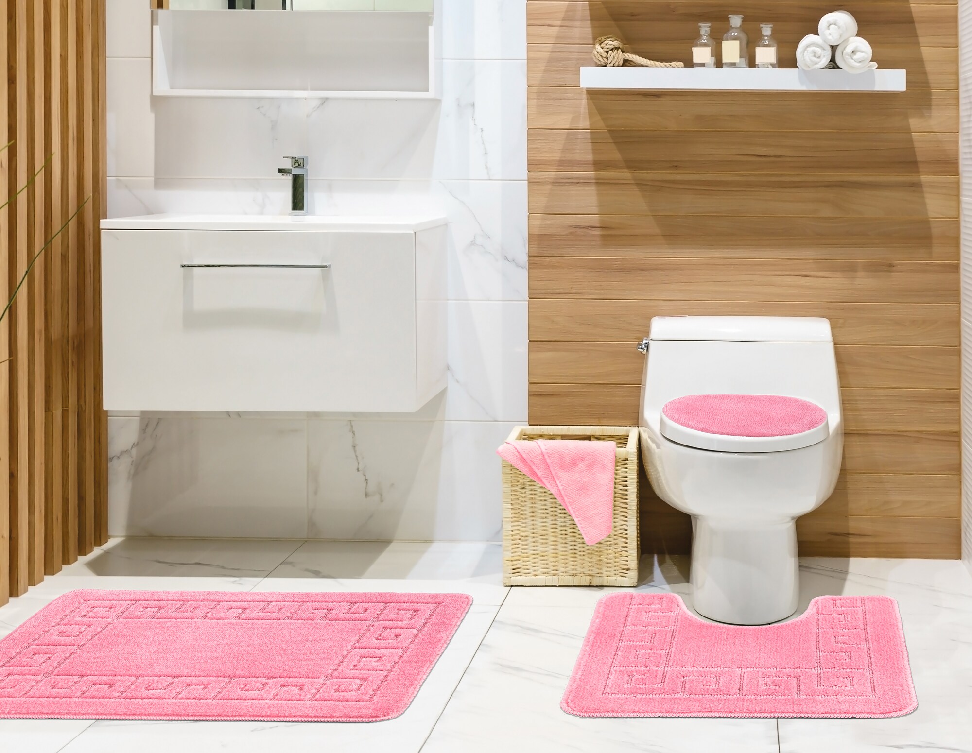 Ottomanson CATHY4007-3PCS Bath-Rugs - View #4