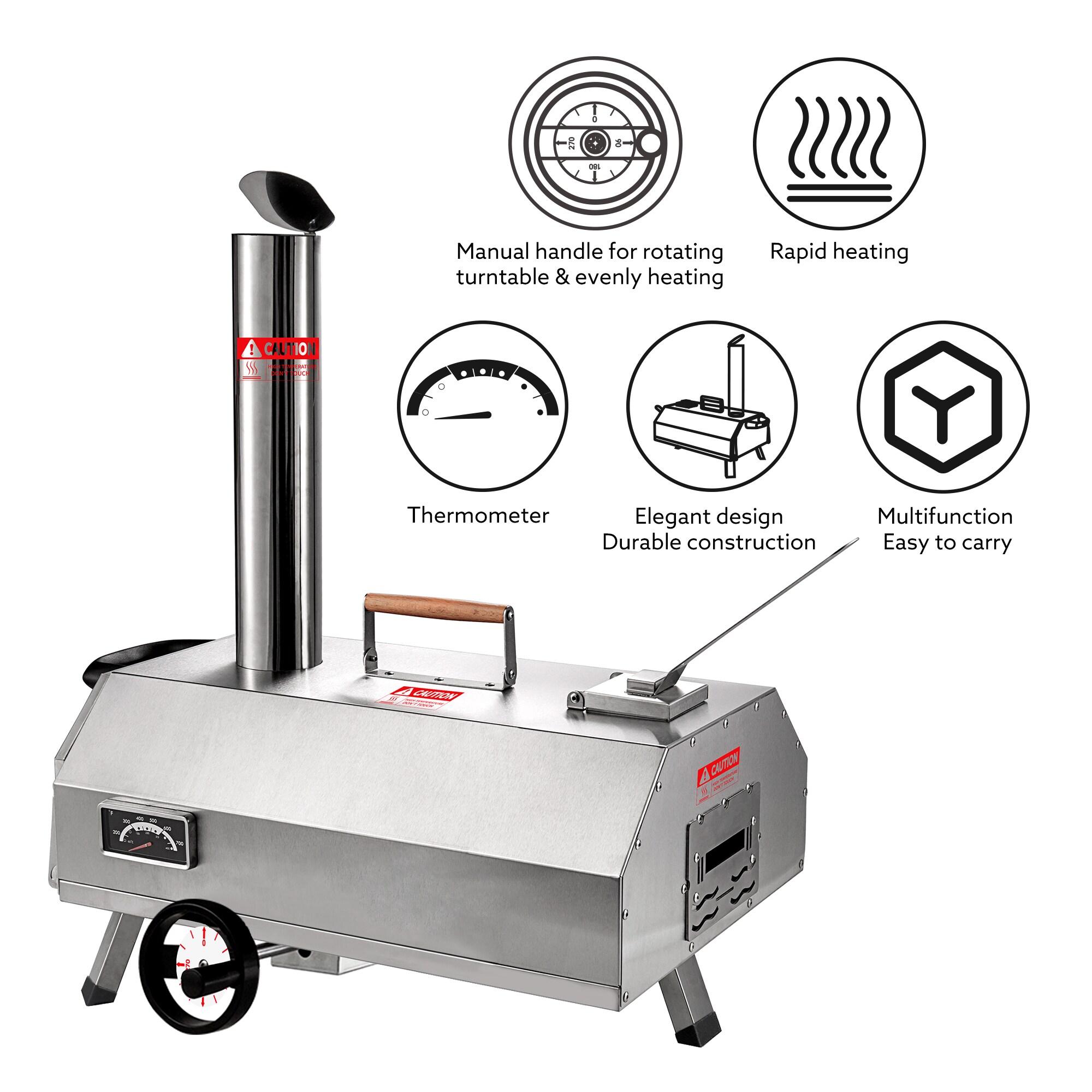 Clihome CL-EB34327 Outdoor-Pizza-Ovens - View #5