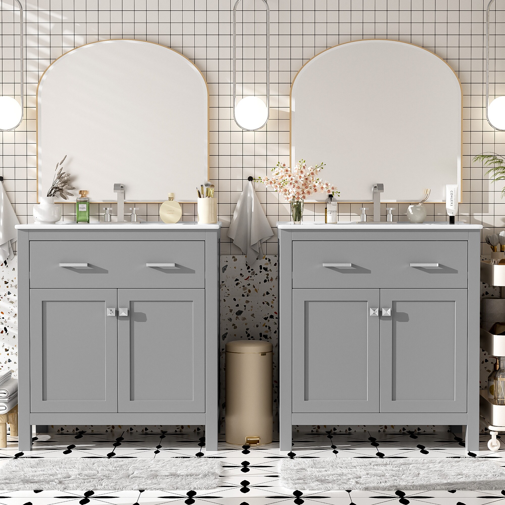 ModernLuxe L3P-N729P000002E Bath-Vanity-Combo - View #3