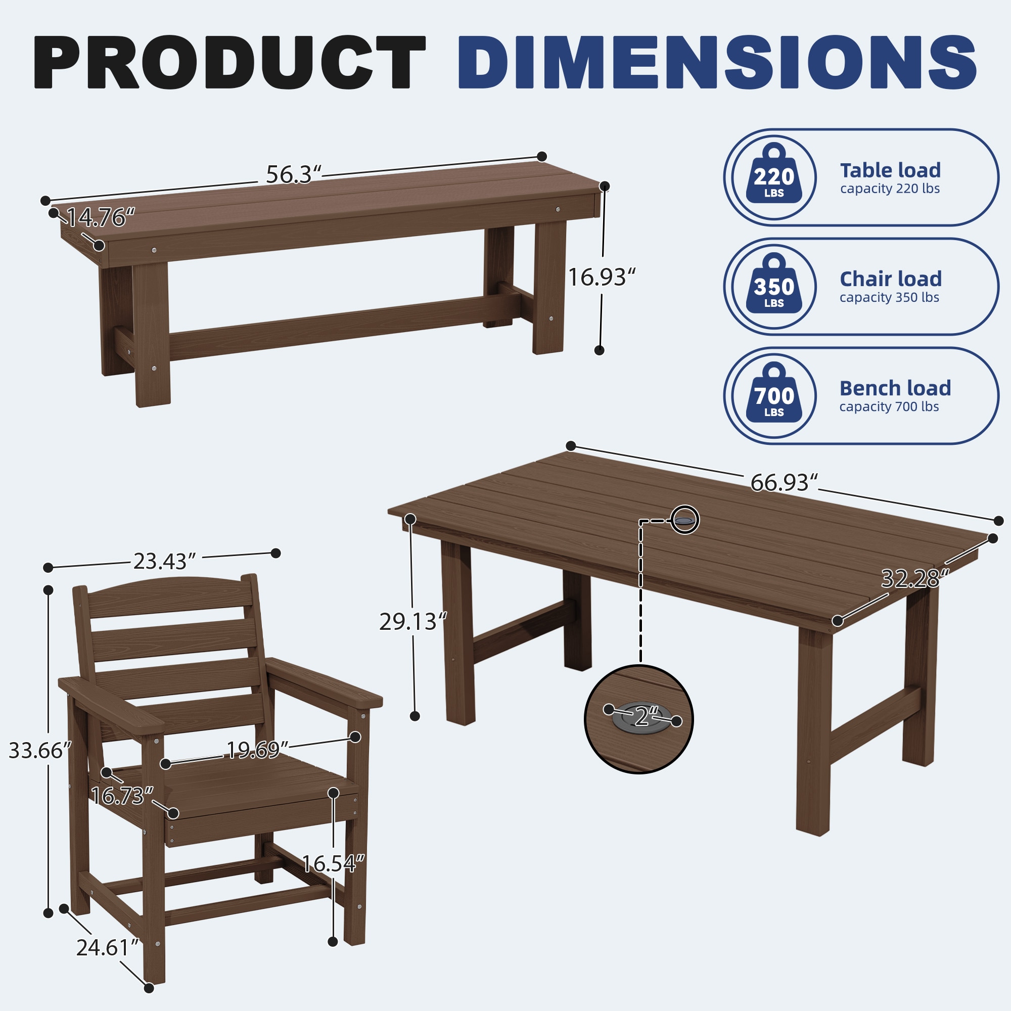 JEAREY PEJYCZY06-BN Patio-Dining-Sets - View #5