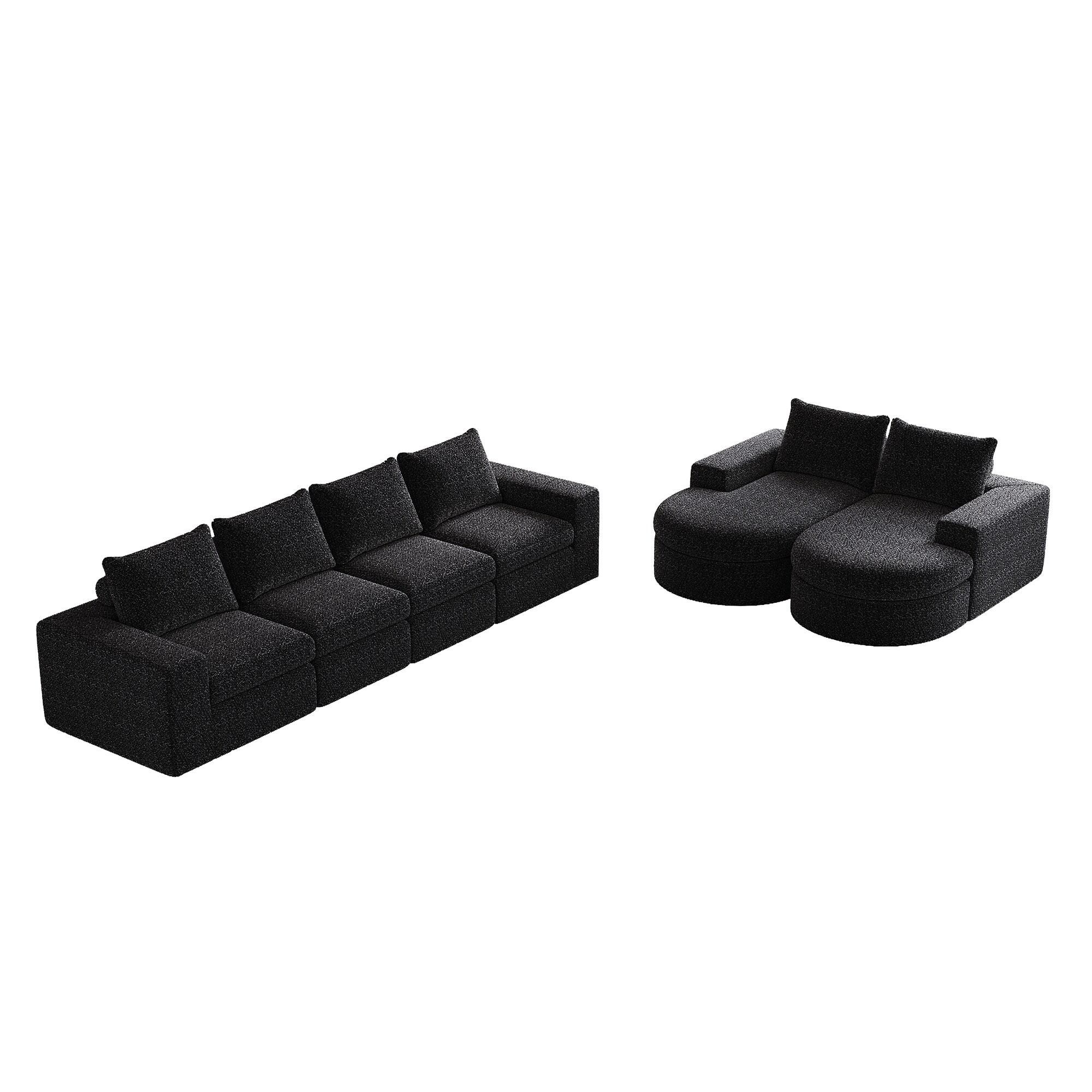 SINOFURN SYA020372BG Sofas-Loveseats - View #3