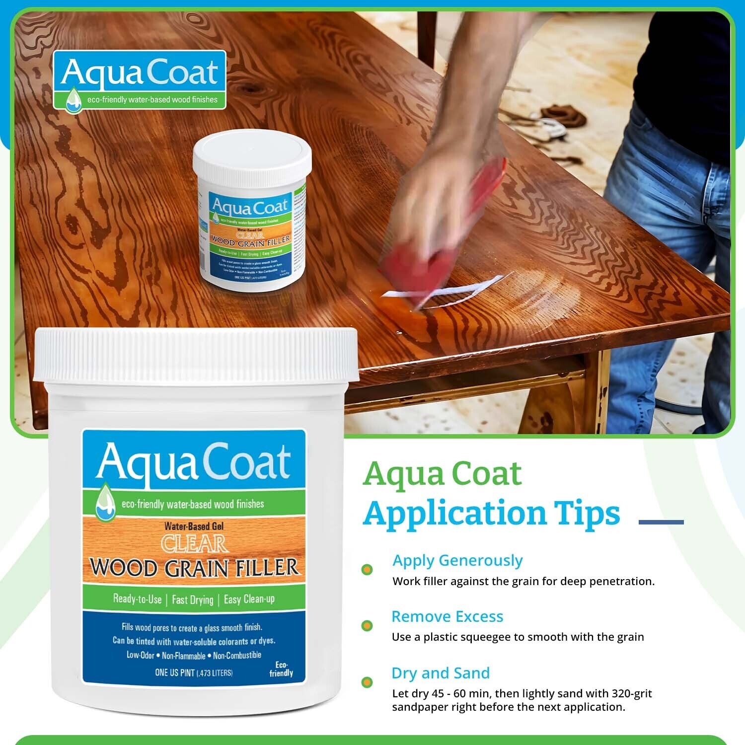 Aqua Coat 300-000-01 Wood-Filler - View #5