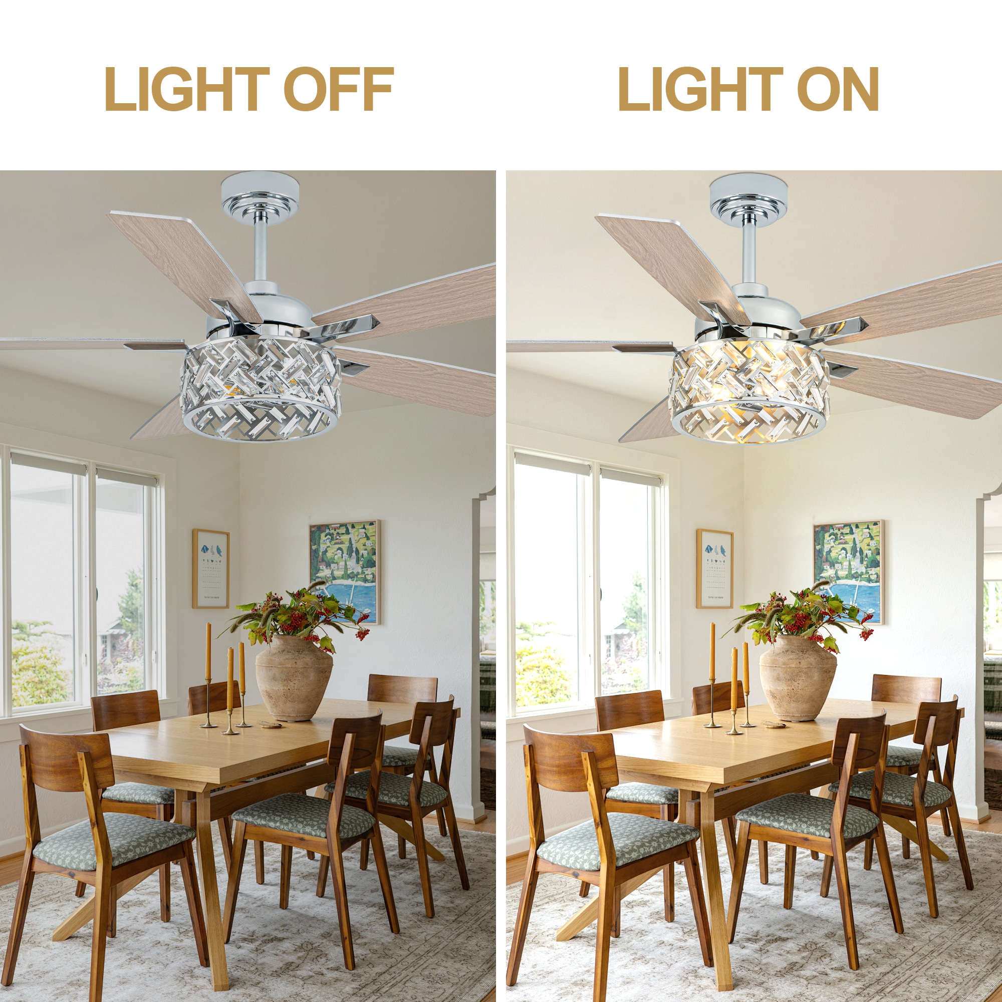 Oaks Decor DC5229OKELMD Ceiling-Fans - View #8