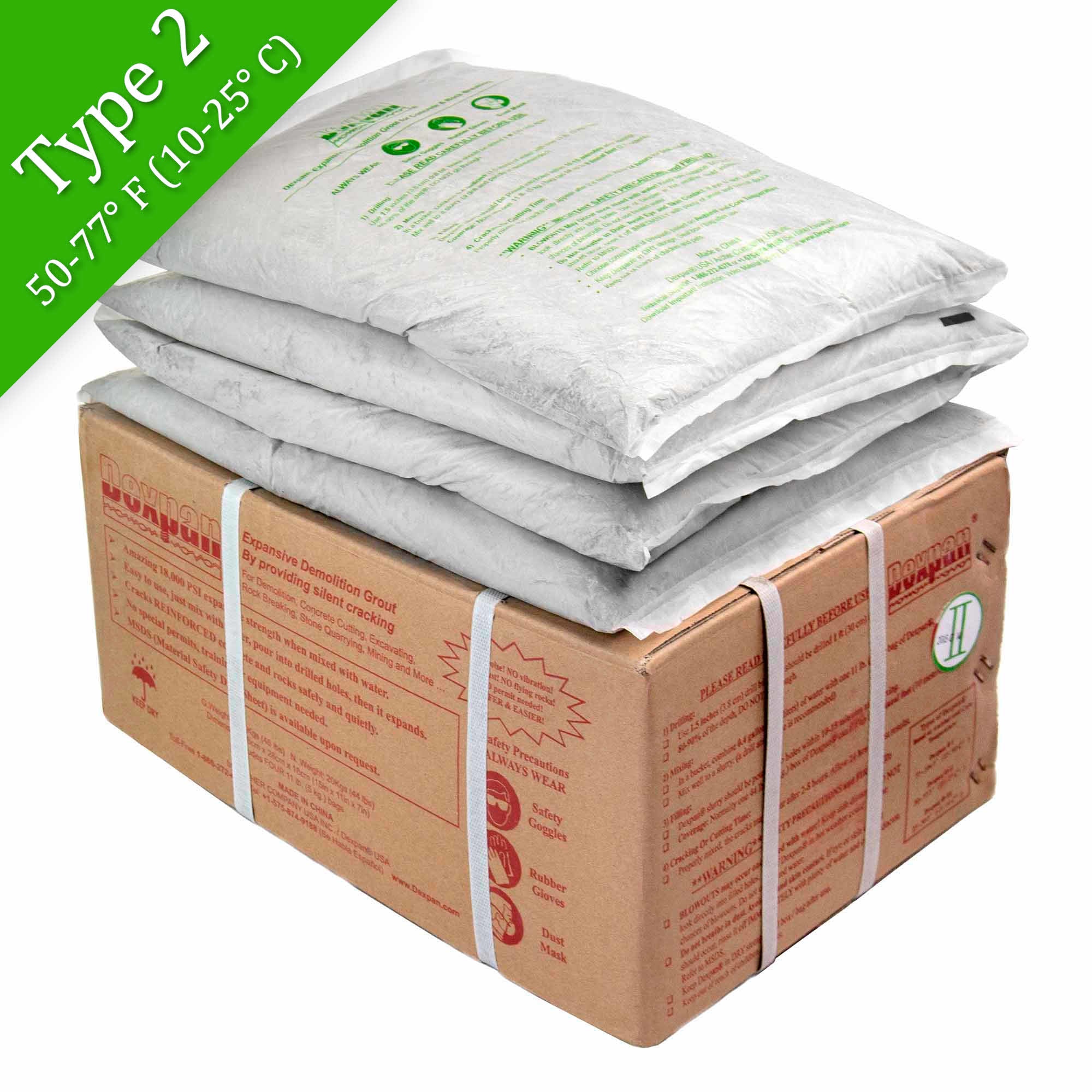 Dexpan 44 Pound(s) Concrete and stone demolition Remover #DEXPAN44BOX2