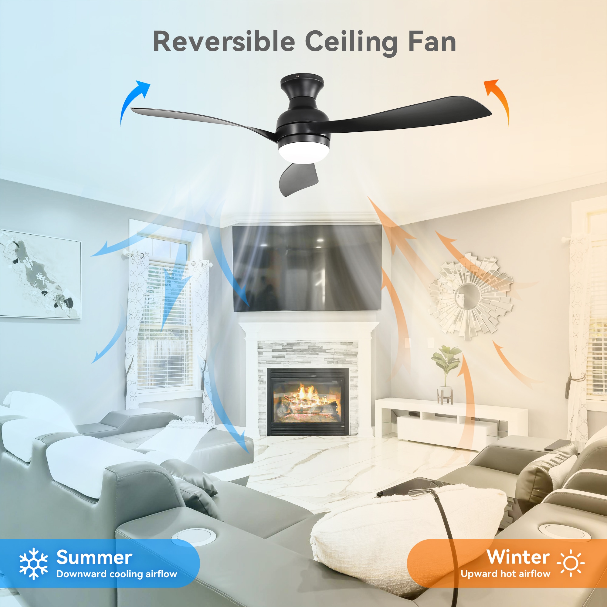 Clihome CL-KB59520 Ceiling-Fans - View #8