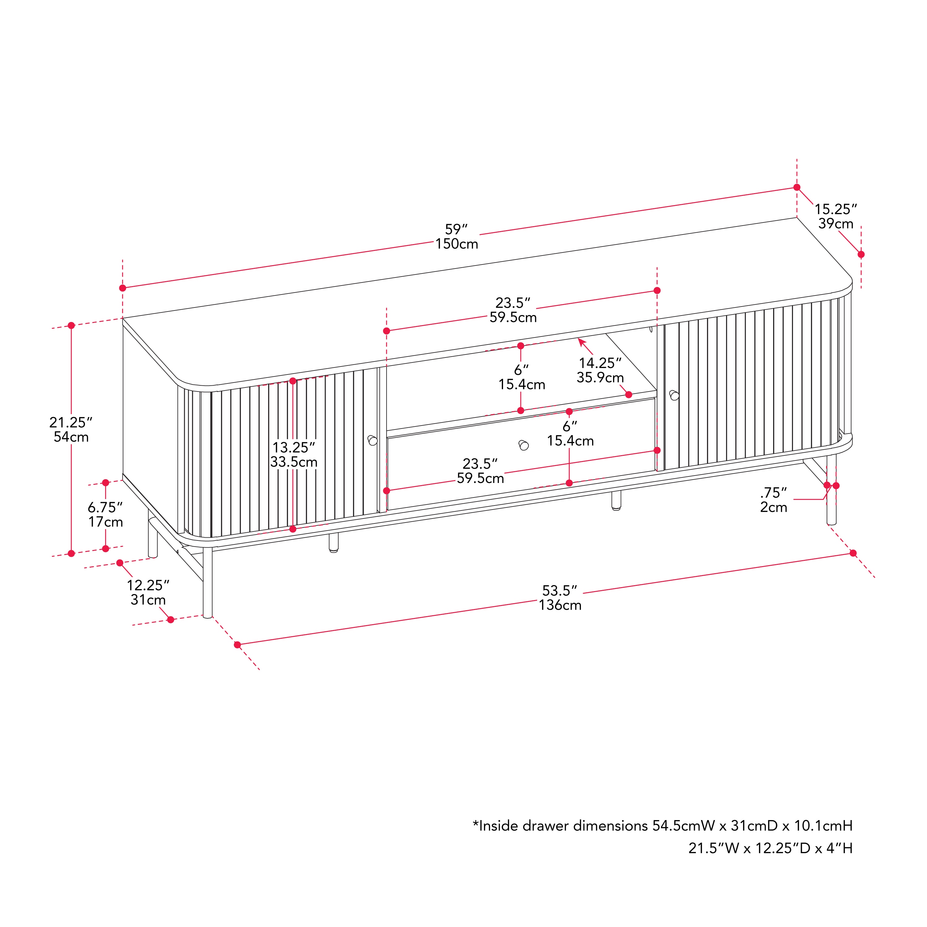 CorLiving BVLMA187B Tv-Stands - View #9