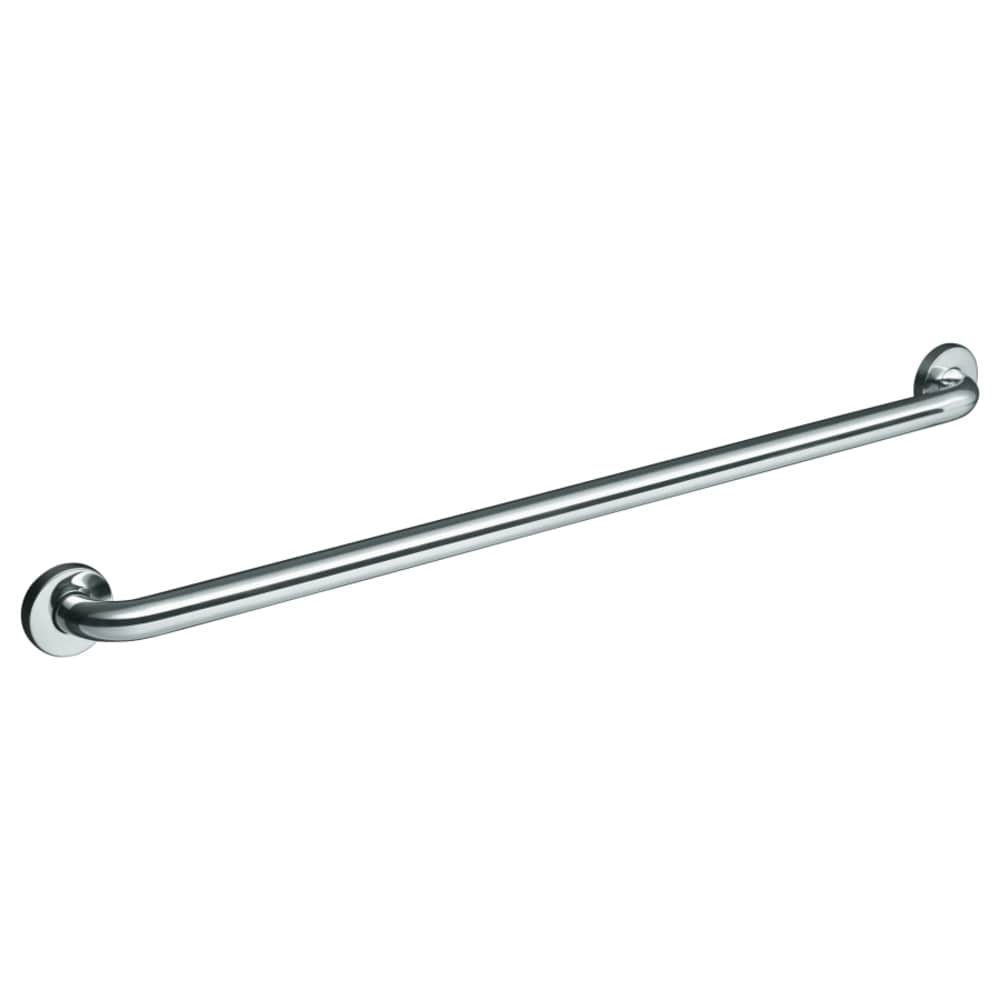 KOHLER 14565-S Contemporary 42.0-in Polished Stainless Wall mount ADA Compliant Grab Bar ( 300.0-lb Weight Capacity )