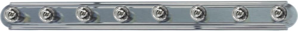 Maxim Lighting 7128SN Essentials 48-in 8 -Light Satin Nickel Transitional Vanity light
