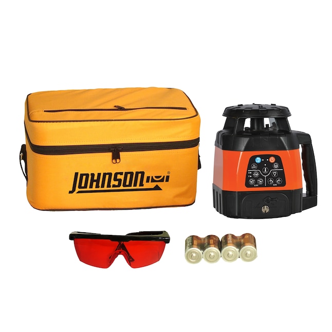 Johnson Level 40-6526 1500-ft Red 360-Degree Self-Leveling Rotary Laser Level