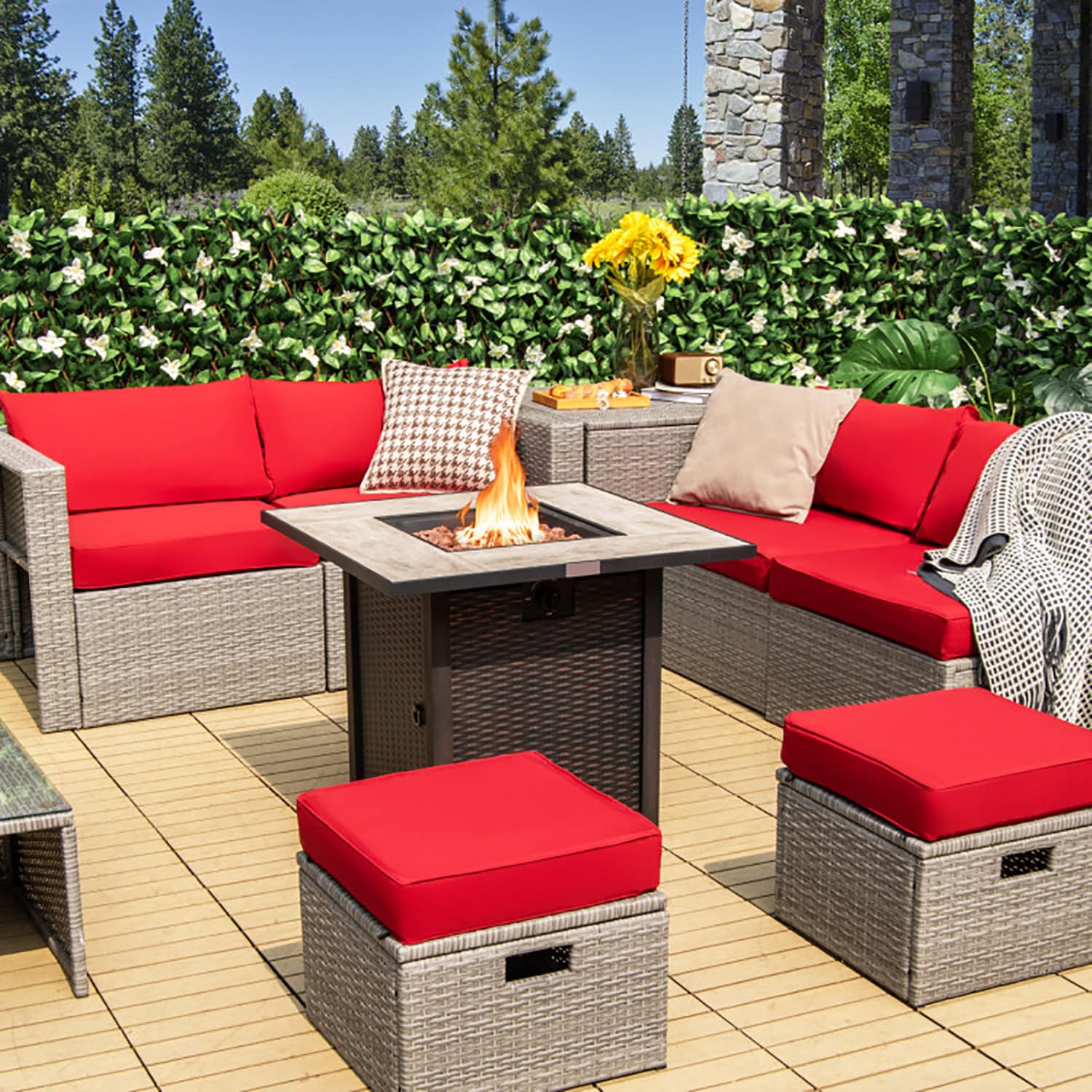 GZMR GZ-A01NP27DK Outdoor-Gas-Firepits - View #2