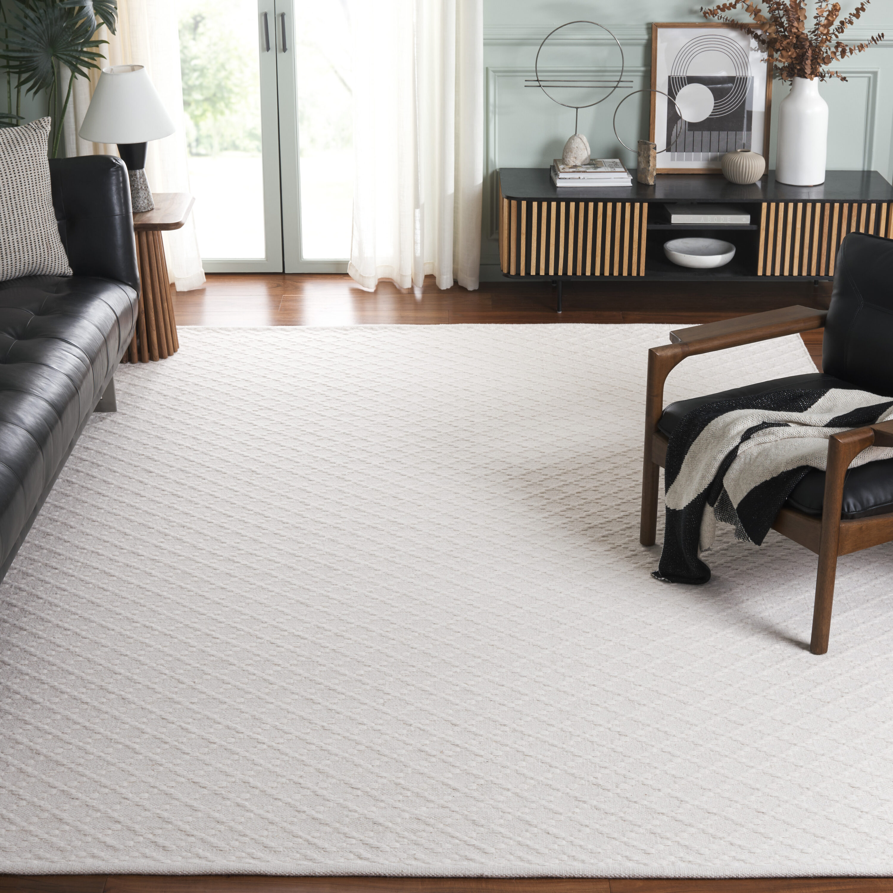 Vermont 908A Ivory 8 x 10 Rectangular Area rug