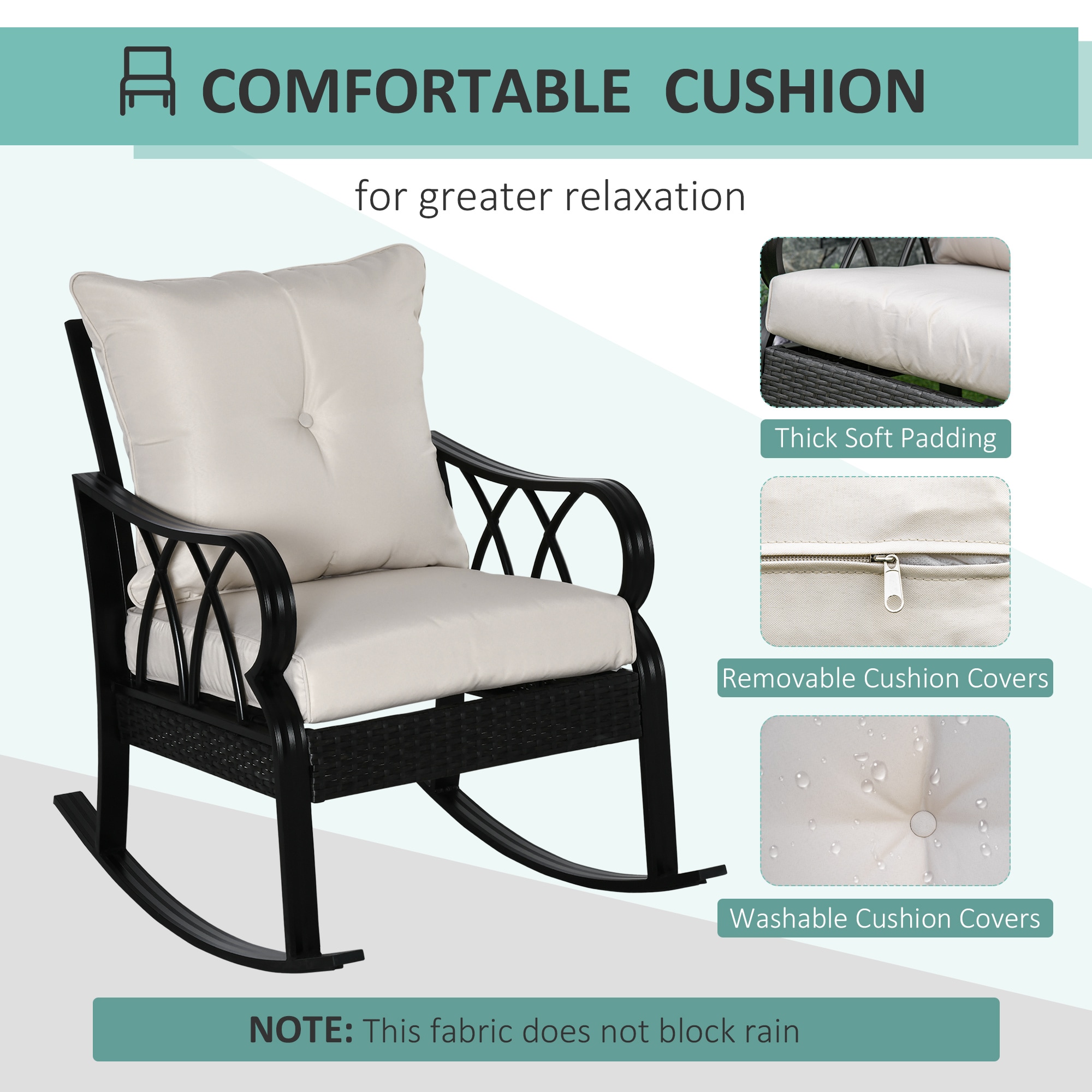Outsunny 867-048 Patio-Chairs - View #5