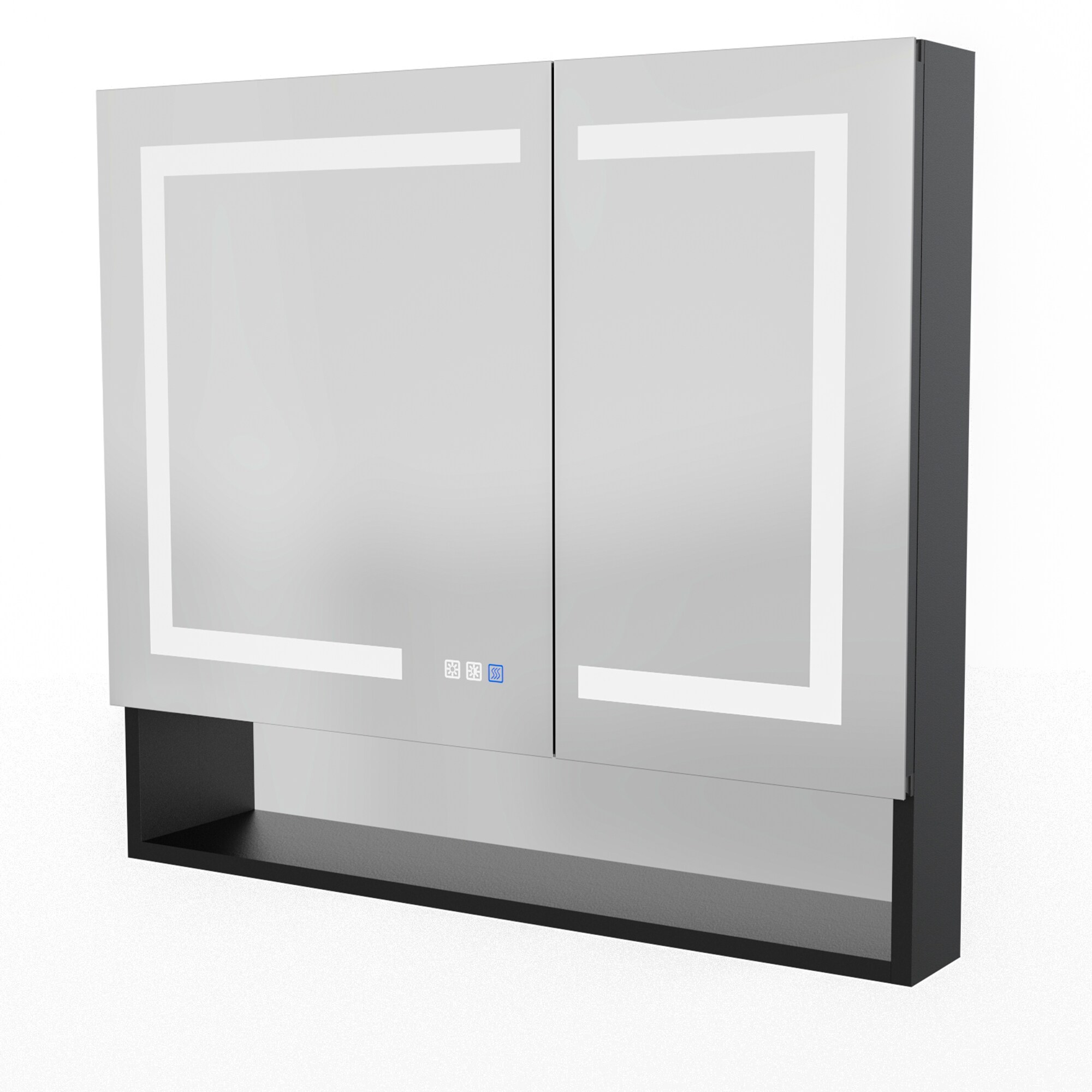 AAZJ V5 Bathroom Medcine 36in x 32in Lighted LED Fog Free