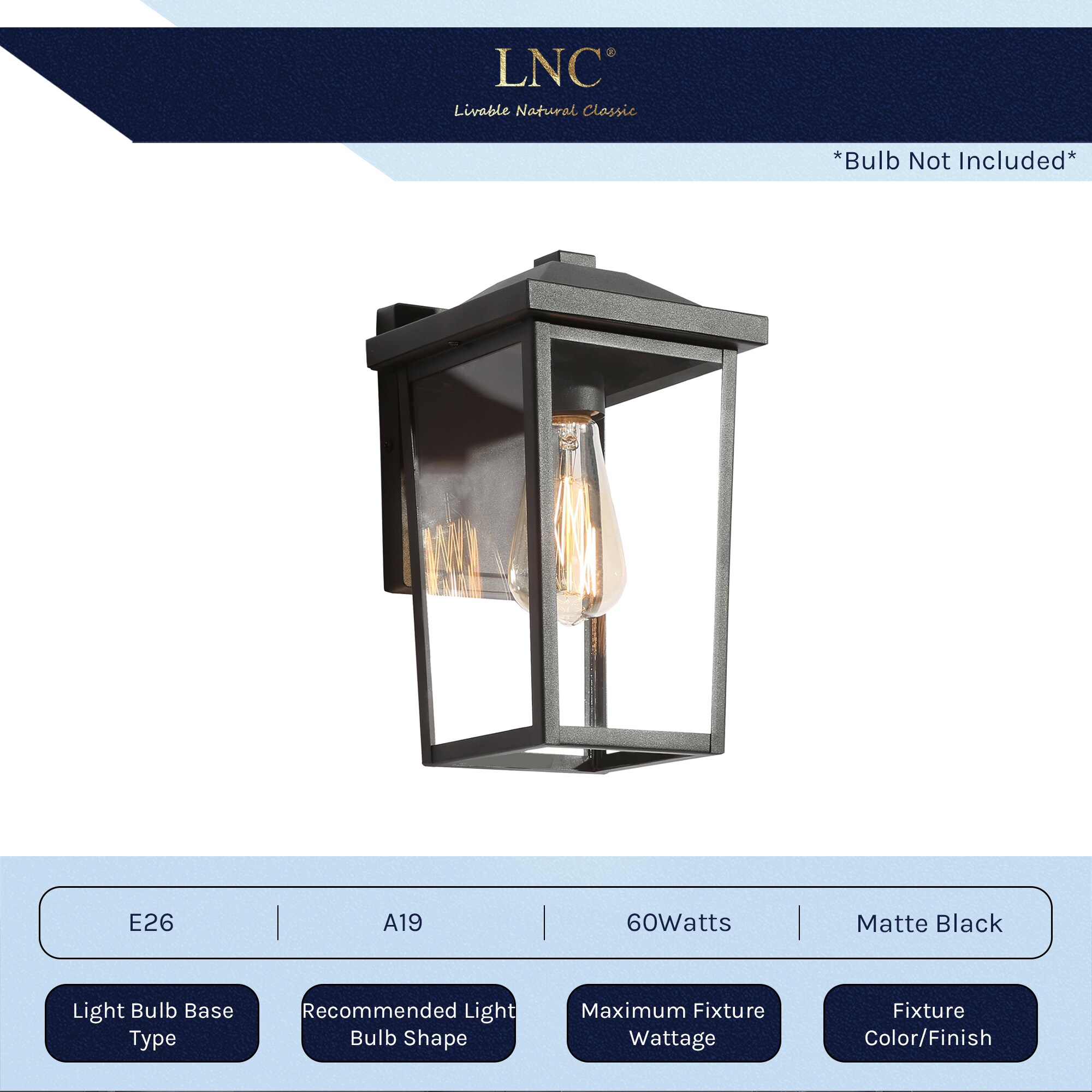 LNC IIFNY3LWS4374T7 Outdoor-Wall-Lighting - View #6