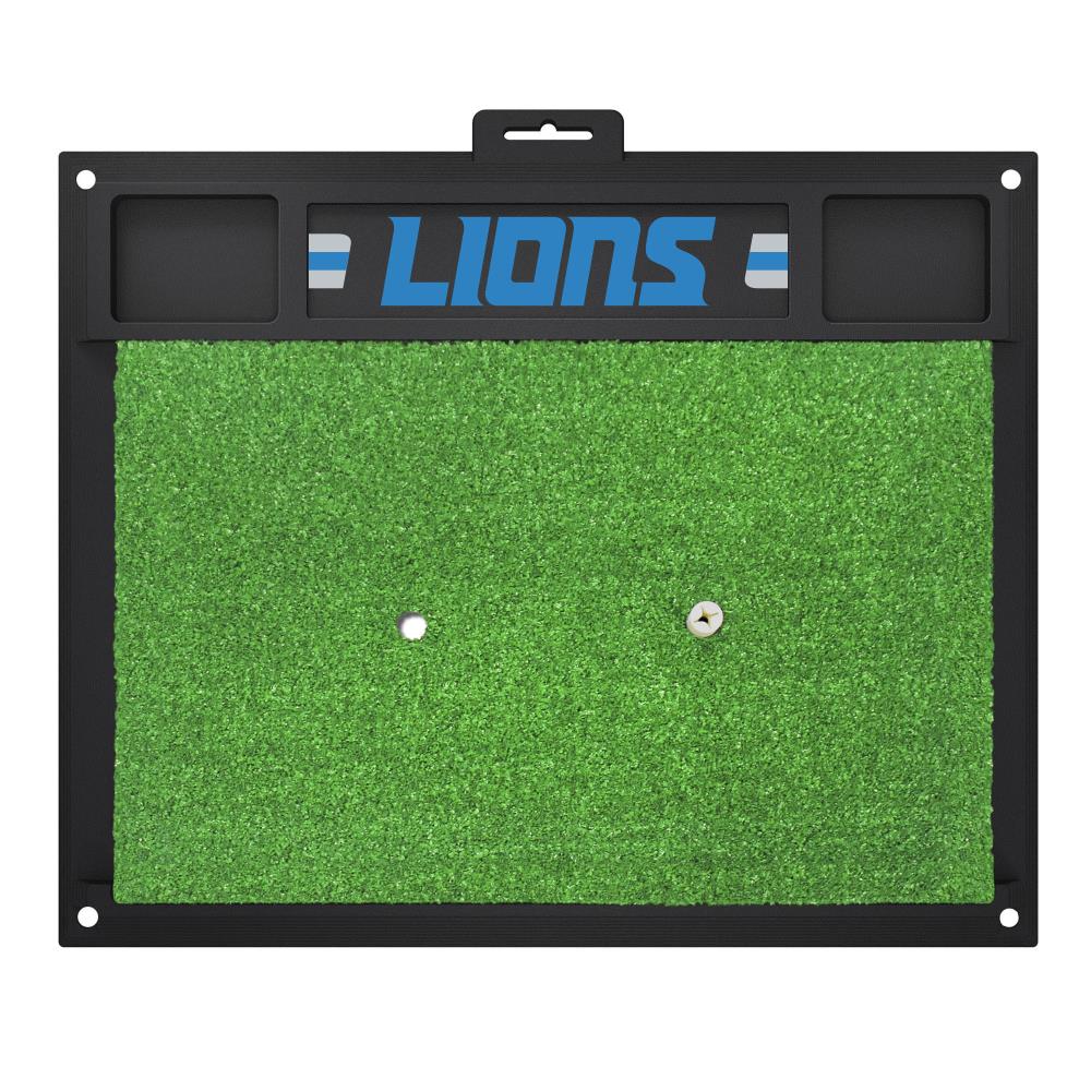 FANMATS Detroit Lions NFL Golf Hitting Mat Golf Tees in the Golf