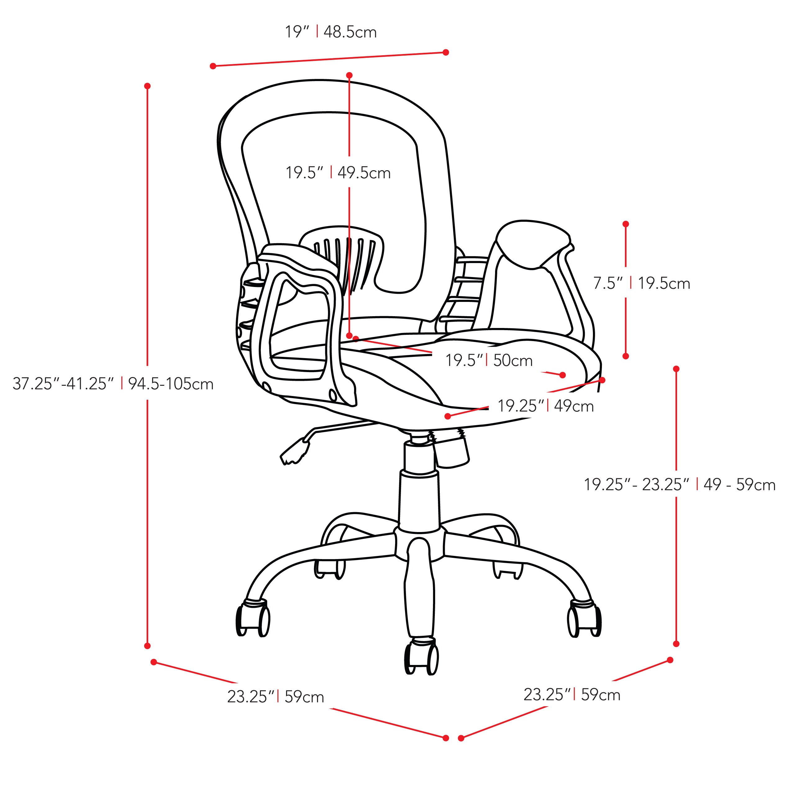 CorLiving LOF-258-O Office-Chairs - View #5