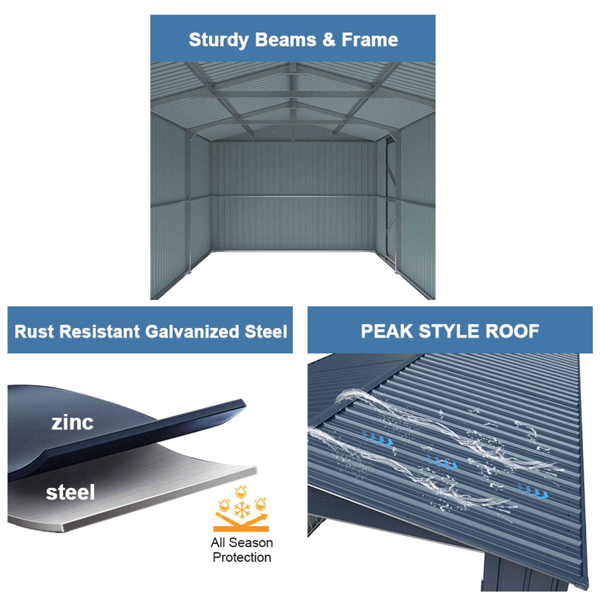 Mondawe MD-CR99514 Metal-Storage-Buildings-Sheds - View #6