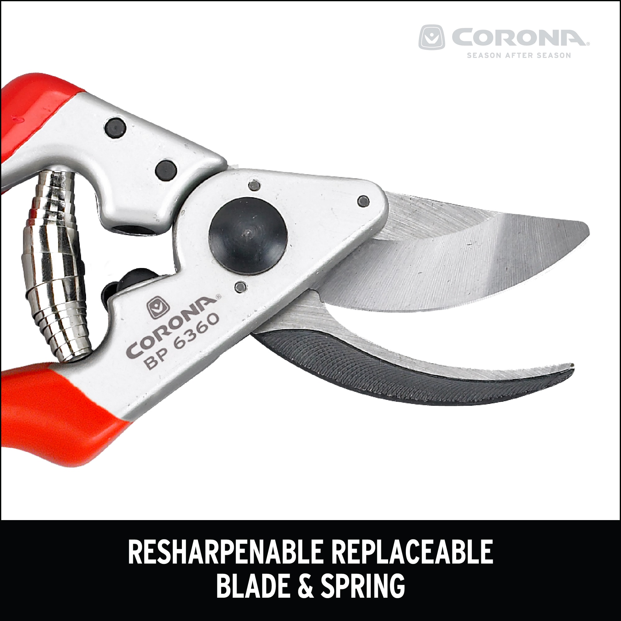 Corona Carbon Steel Bypass Hand Pruner with Standard Handle BP 6360 at ...