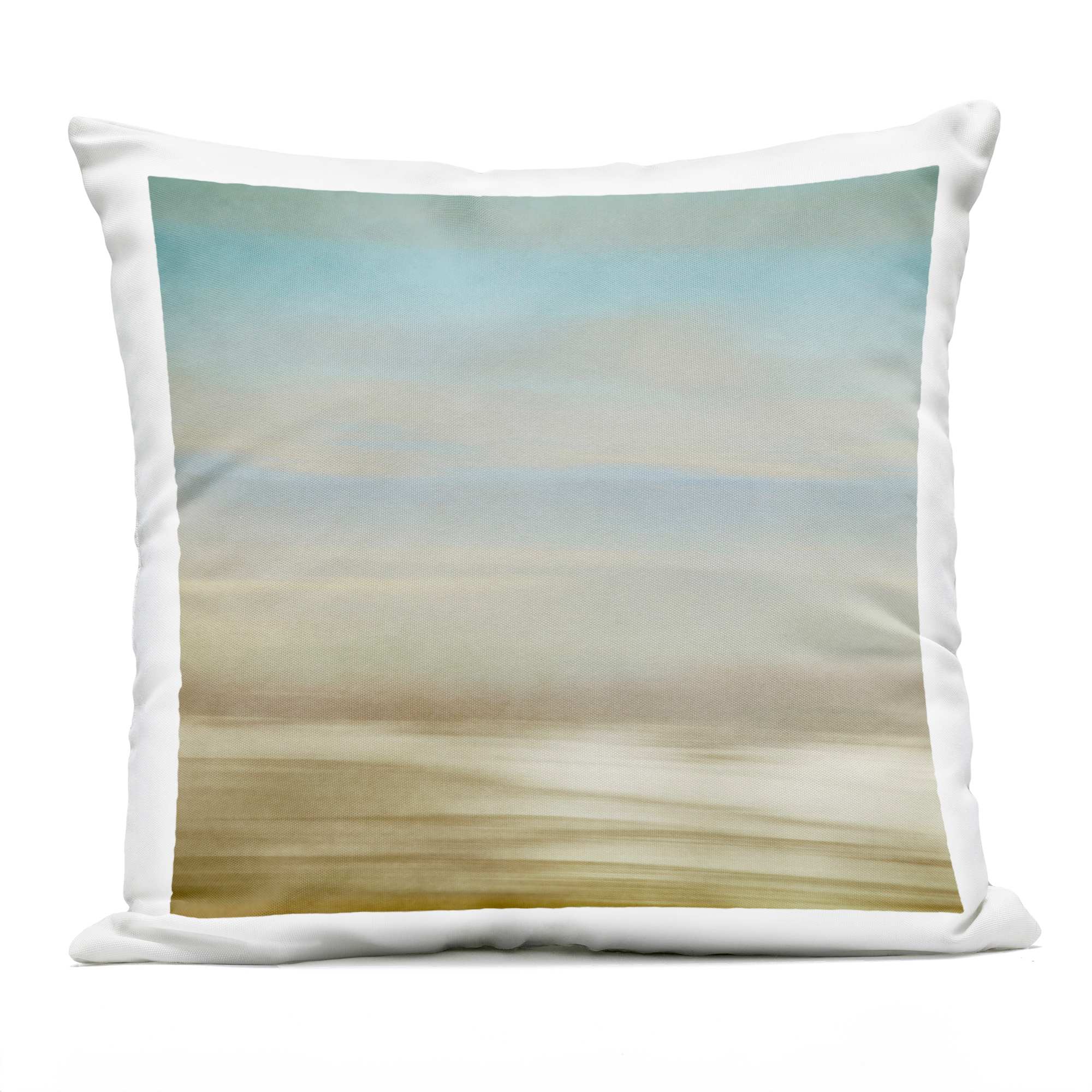 Stupell Industries PLQ-197-OSQ-18X18  Westward Foggy Horizon Outdoor Printed Pillowdesign by Roberta Murray 18 x 18