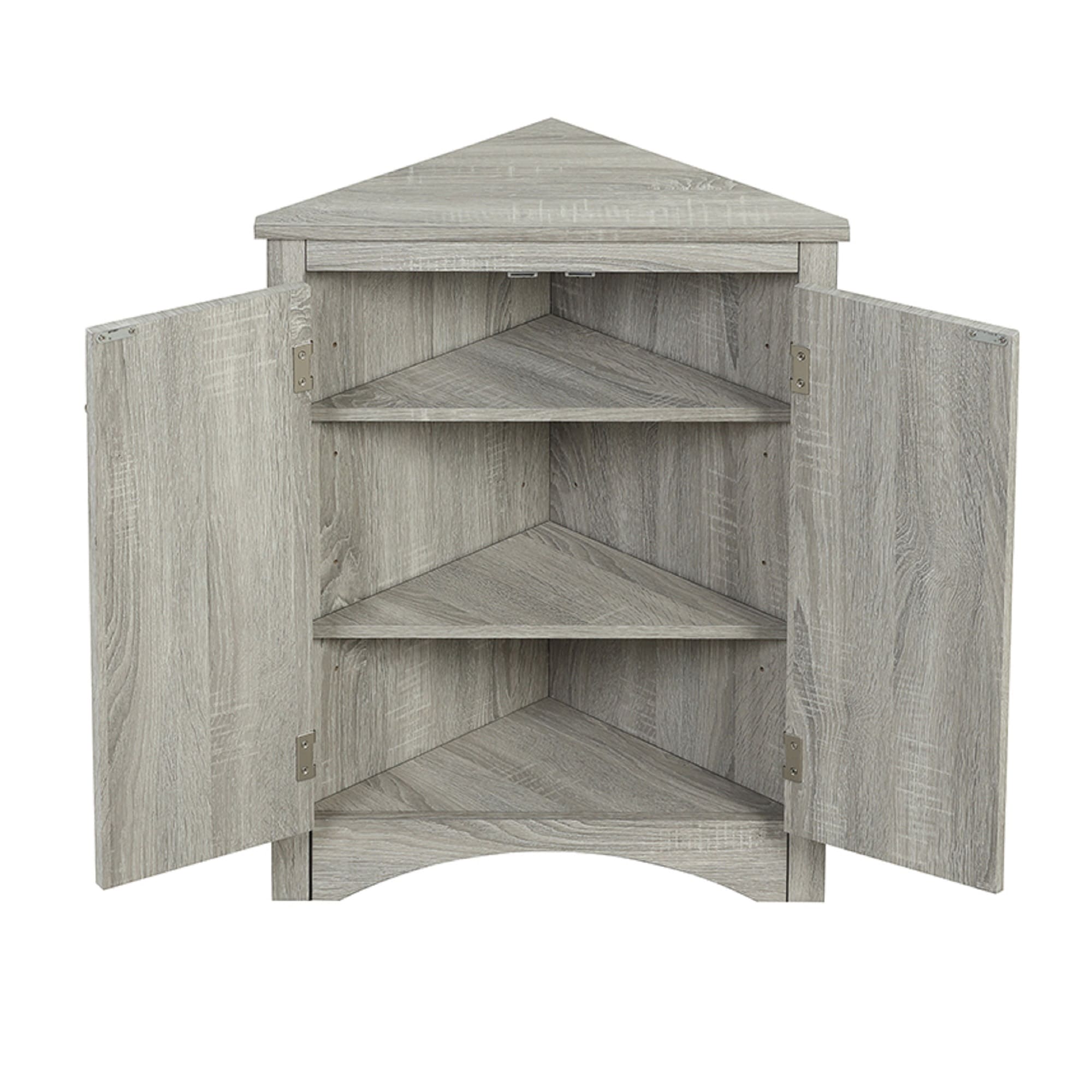 ModernLuxe 17.2-in W x 31.5-in H Wood Composite Oak Wall-mount Utility Storage Cabinet