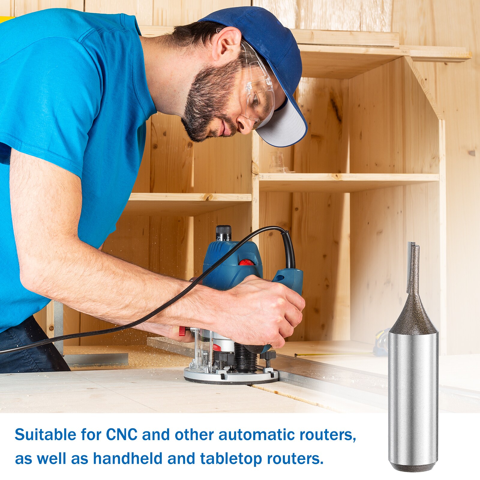 Unique Bargains S26030900UX4420 Edge-Forming-Router-Bits - View #6