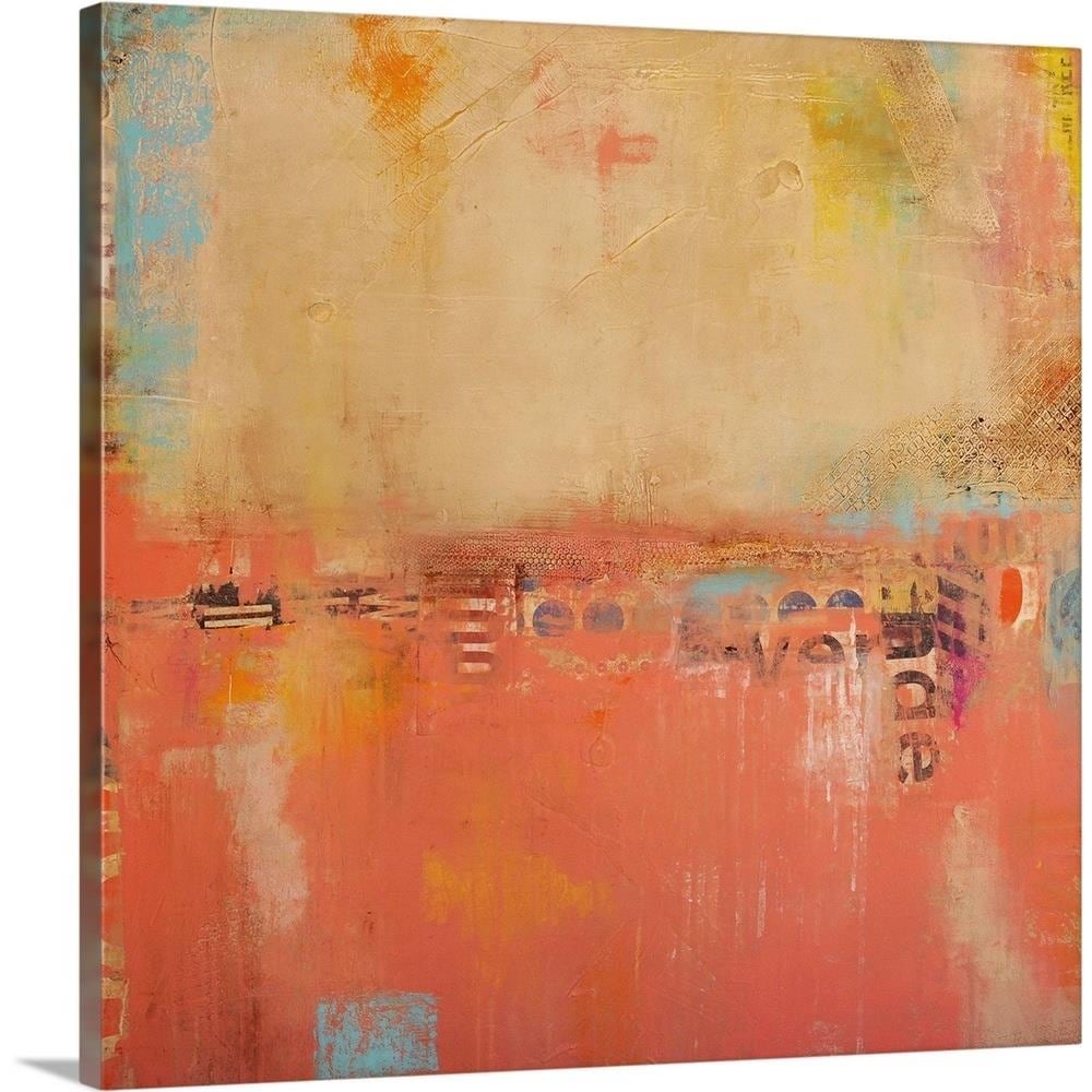 GreatBigCanvas 24 In H X 24 In W Abstract Print On Canvas In The Wall   13245158 