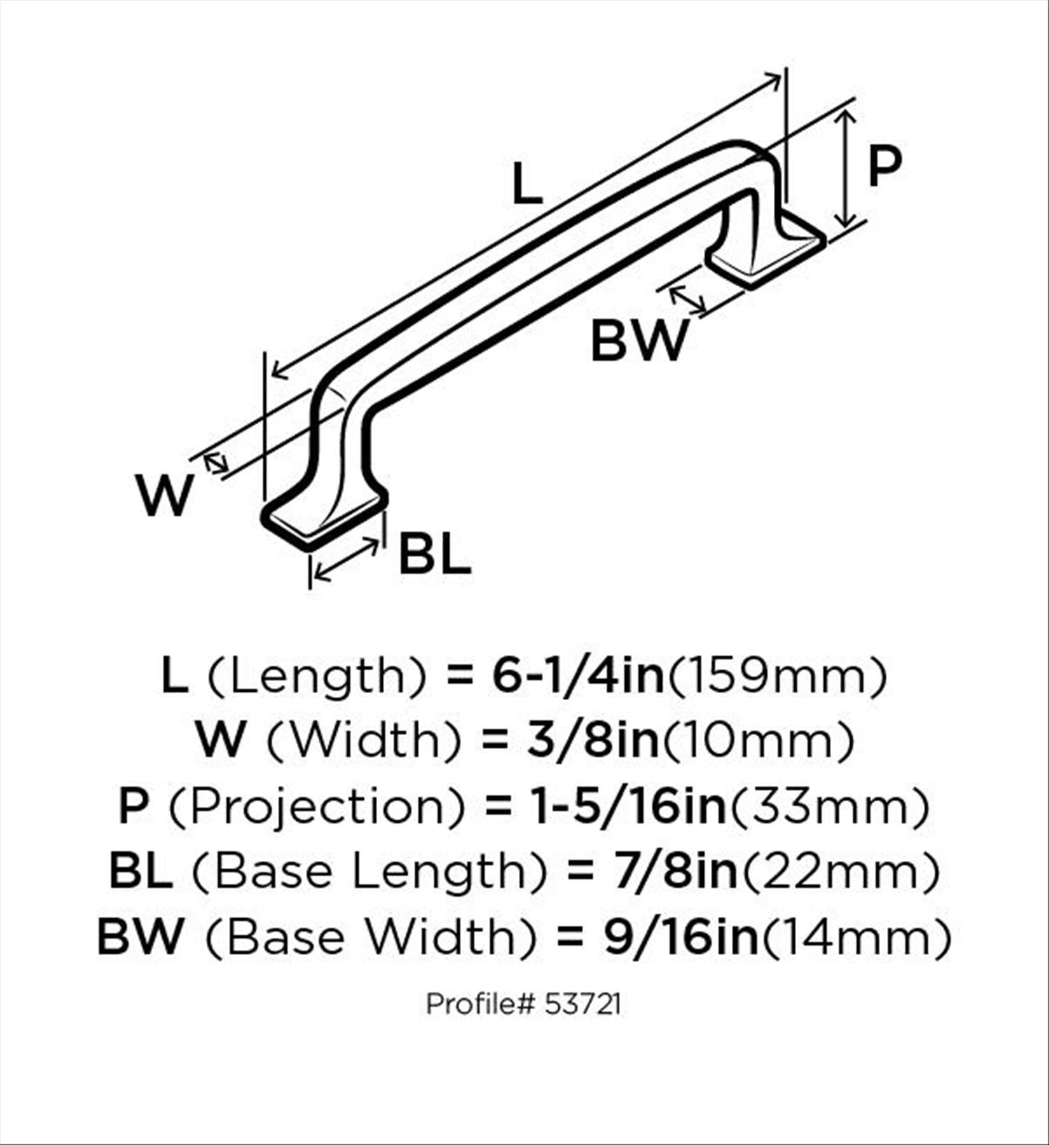 Amerock BP53721GPH Cabinet-Pulls - View #9