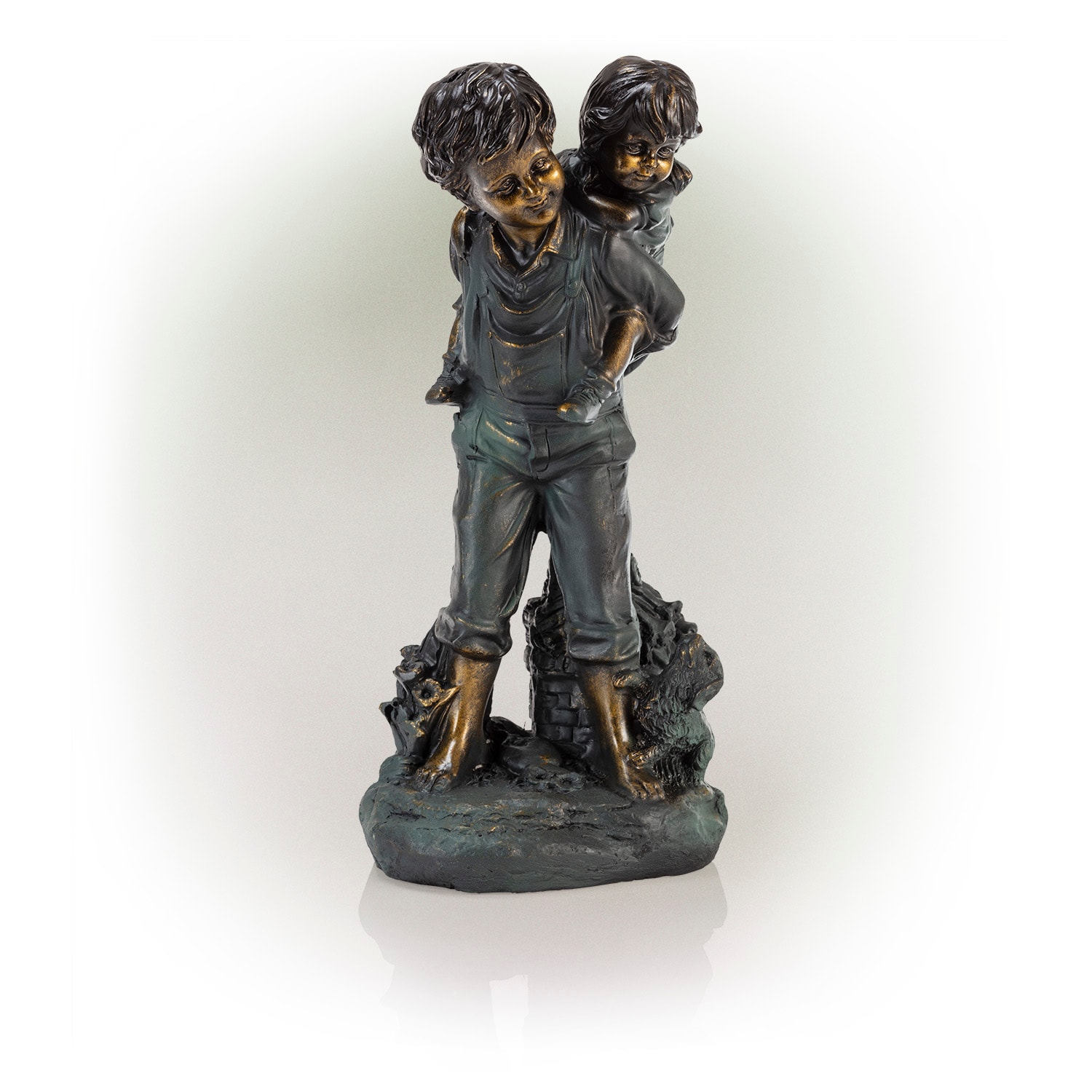 Alpine Corporation GXT484 16-Inches H x 6-Inches W Multiple colors/finishes Garden Statue