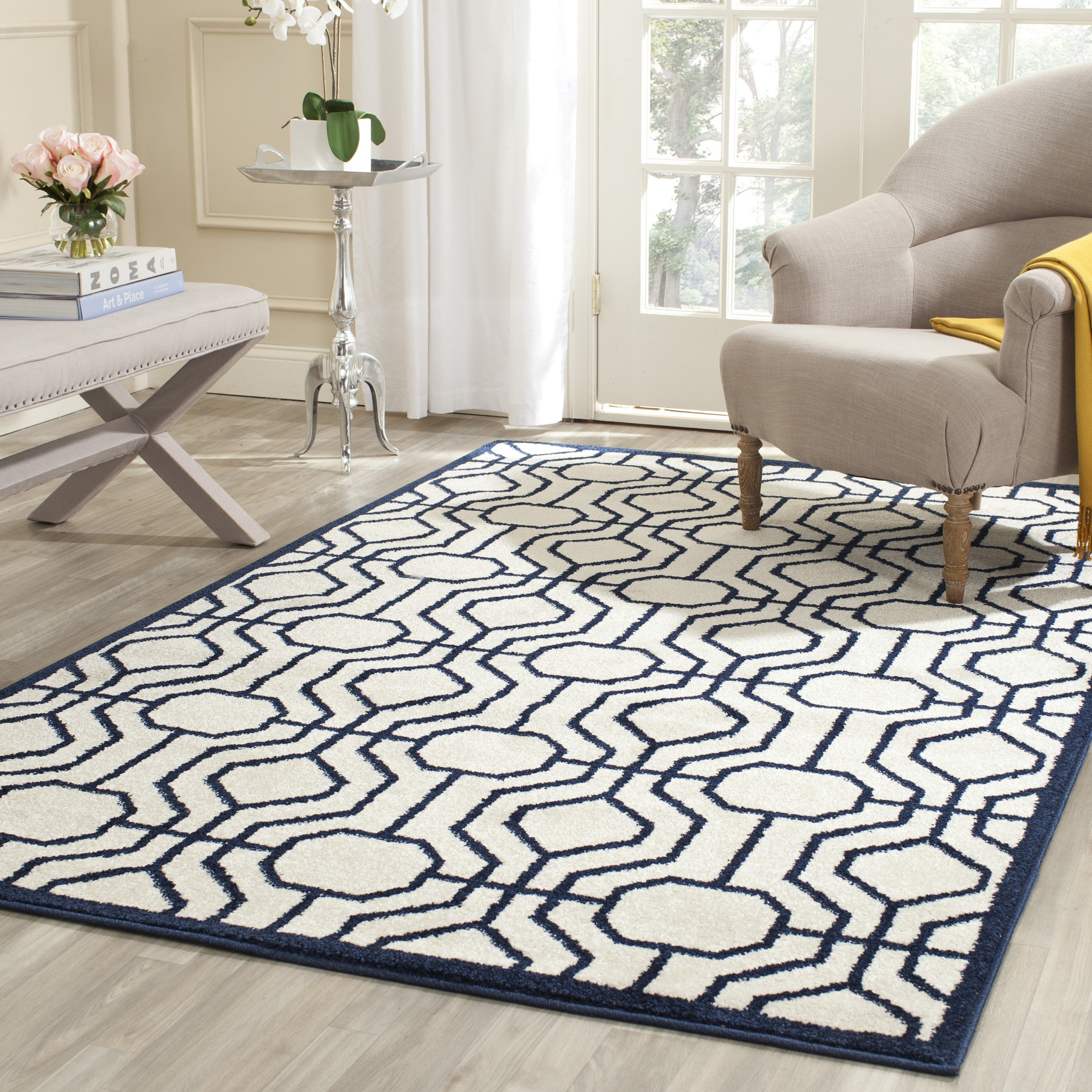 Amherst 24 Bath Rug Blue