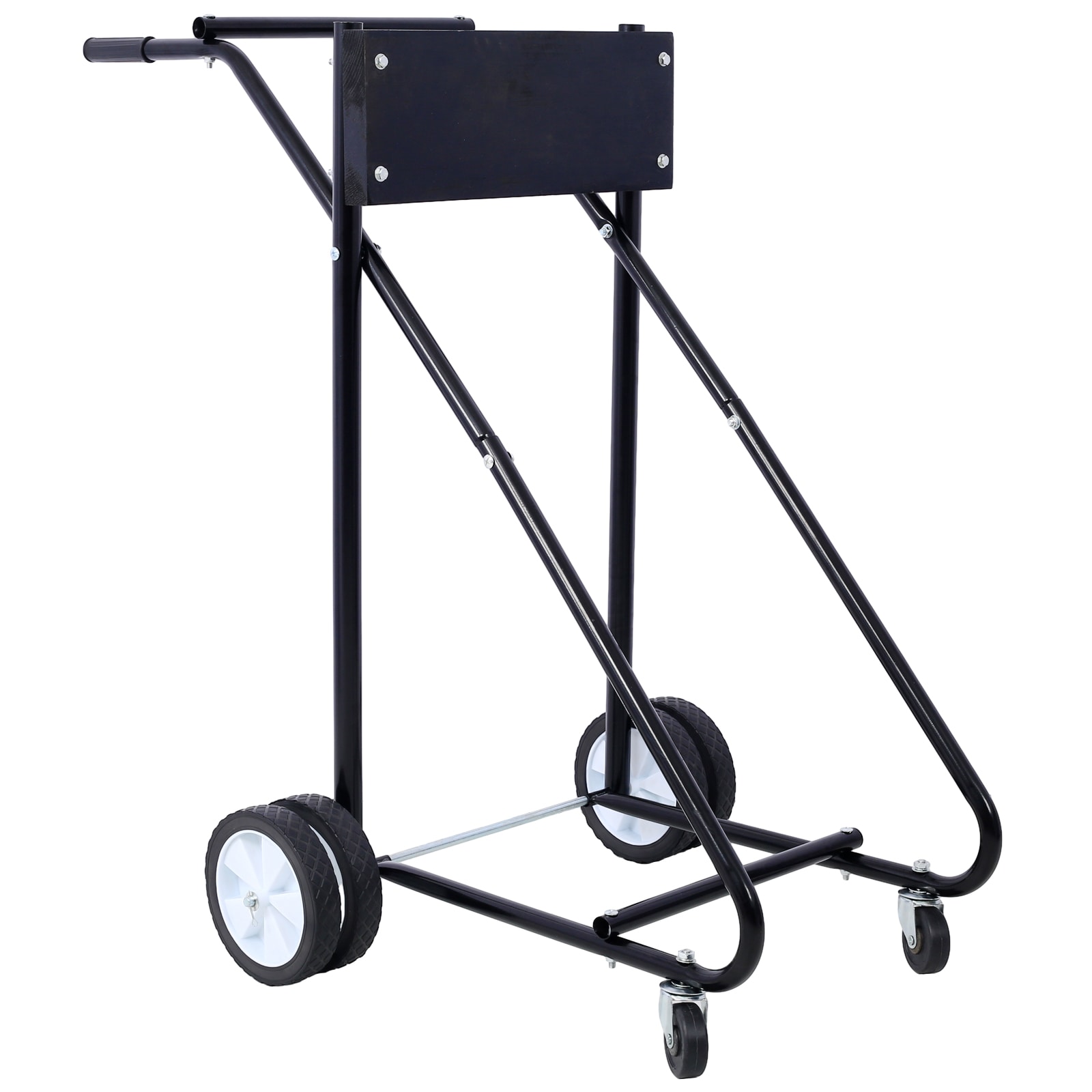 Tatayosi Outboard Boat Motor Stand Engine Carrier Cart Dolly for Storage 315lbs Weight Capacity w/Wheels (black)