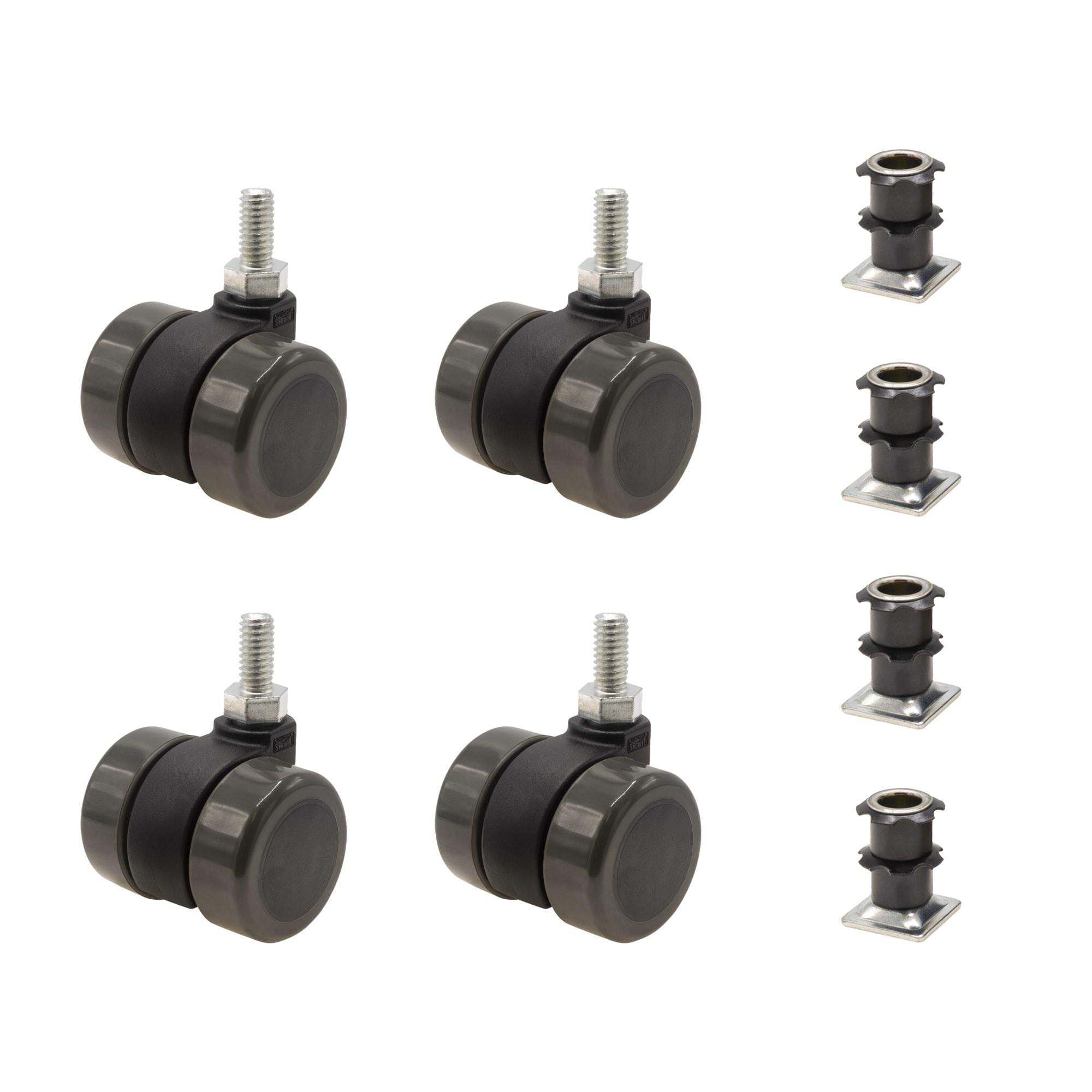 Outwater 3P1.14.00230 1-1/2-in Rubber Swivel Caster