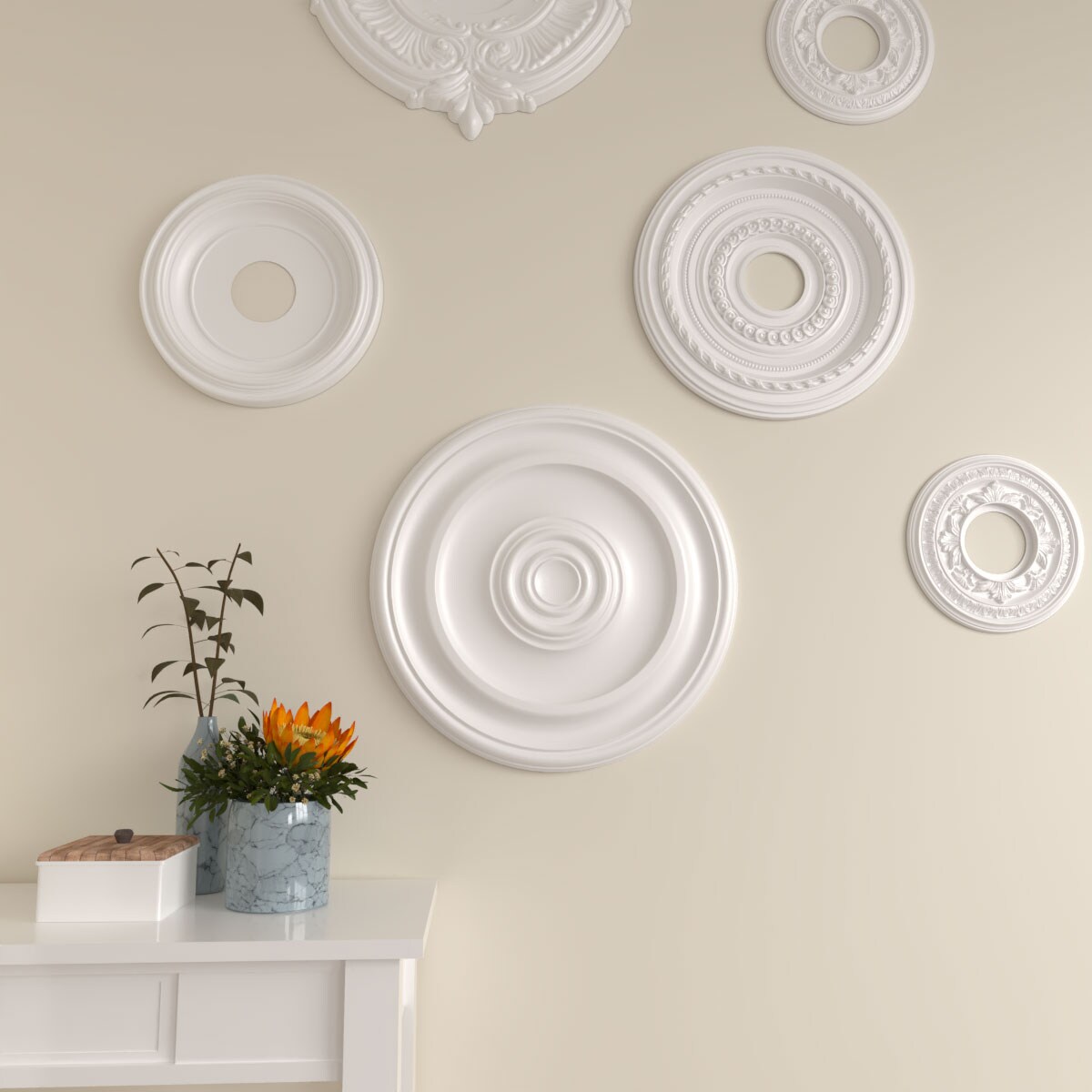 Ekena Millwork CM20KP Ceiling-Medallions - View #7