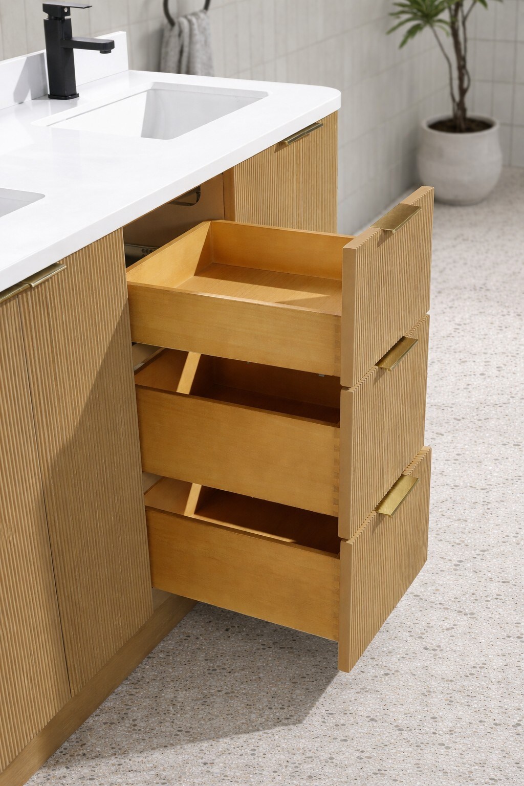 Ari Kitchen & Bath AKB-CALAMIGO-55-OAK Bath-Vanity-Combo - View #15