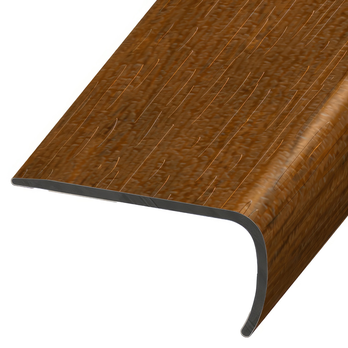Versatrim VE-106767 Woods TimberCore Lucida -woods TimberCore-Acacia Prefinished 1-in T x 2-in W x 94-in L PVC Square cap