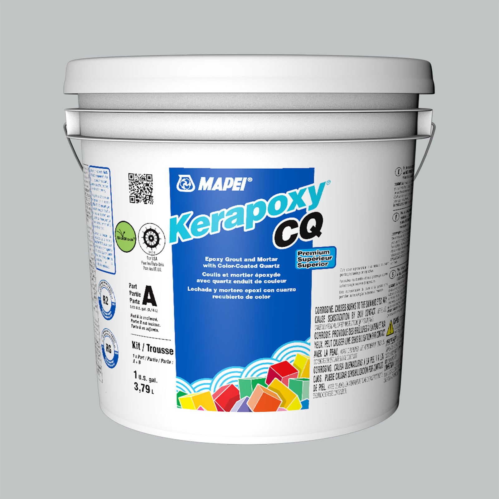 MAPEI 5UB510104 Kerapoxy CQ Rain #5101 Epoxy Grout (1-Gallon)