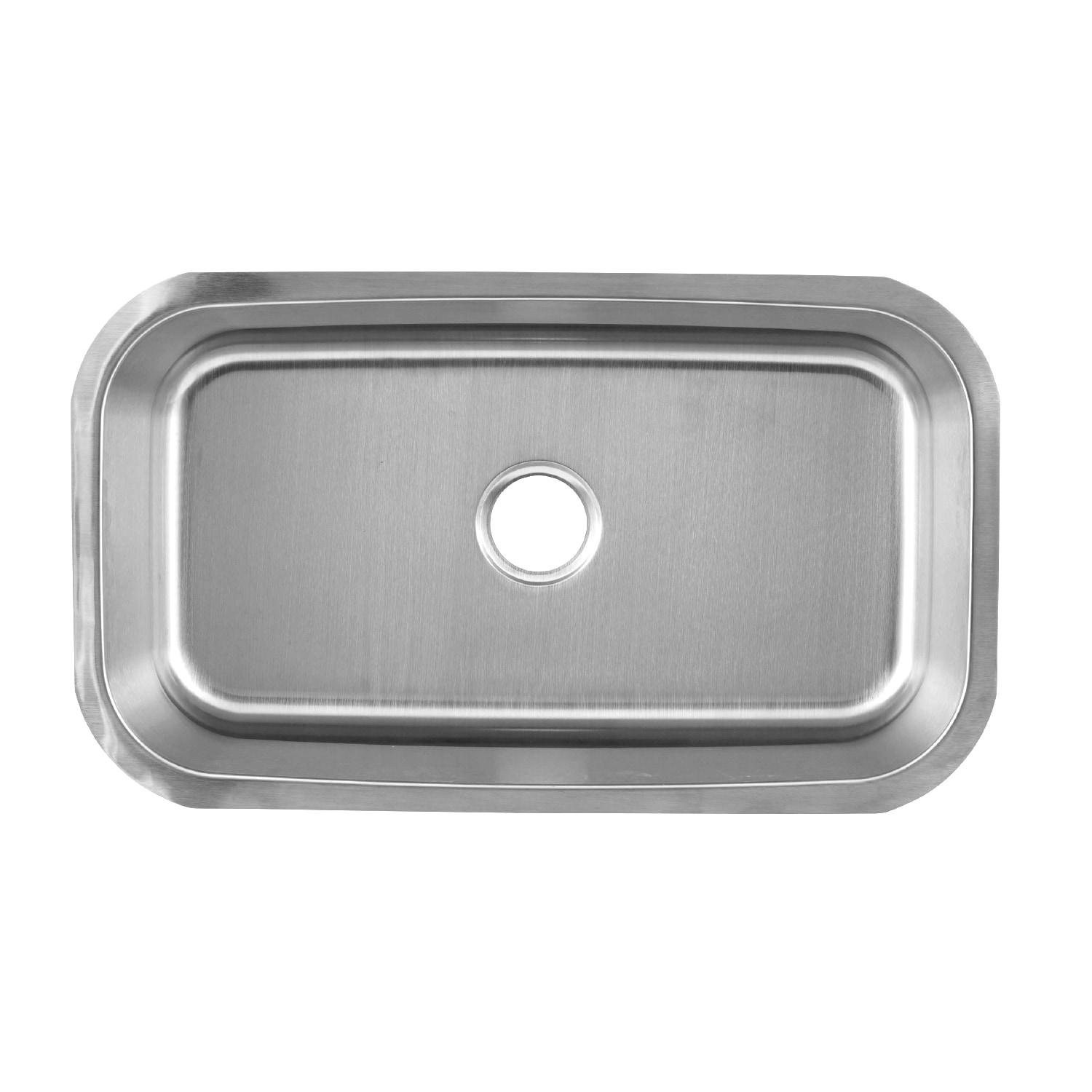 DX-3018 Undermount 18-in x 30-in Stainless Steel Single Bowl Kitchen Sink | - DAX KA-3018