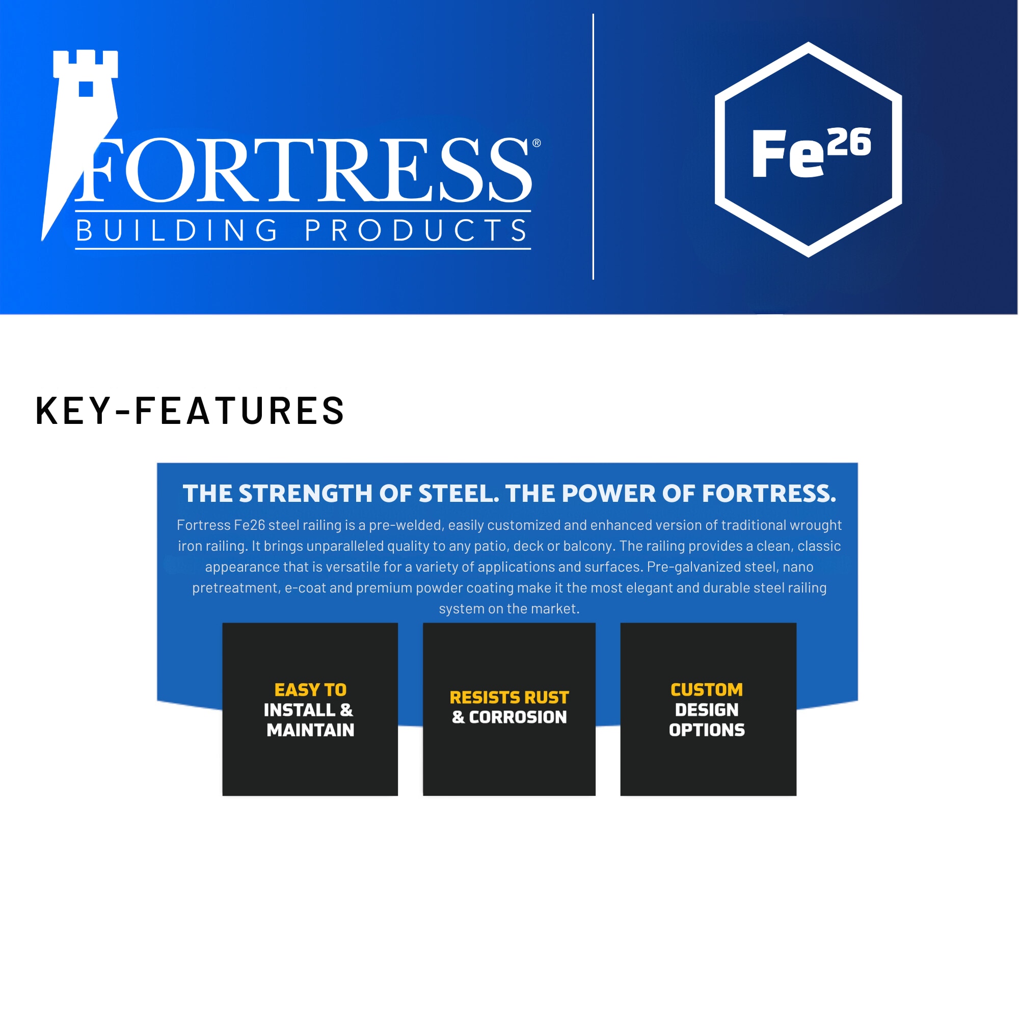 FORTRESS 53342458 Deck-Handrails - View #3