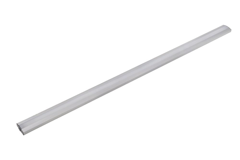 Regency LEDTL60 Silver LED Desk Converter Light - 60in Width x 1in Height x 3in Depth - Perfect for Bookshelves and Hutches