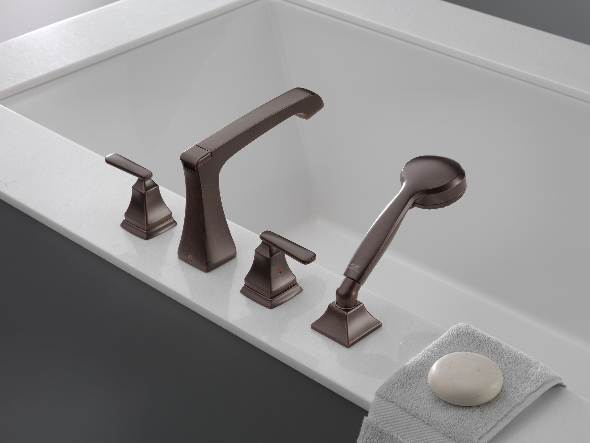 Delta T4764-RB Roman-Tub-Faucets - View #3