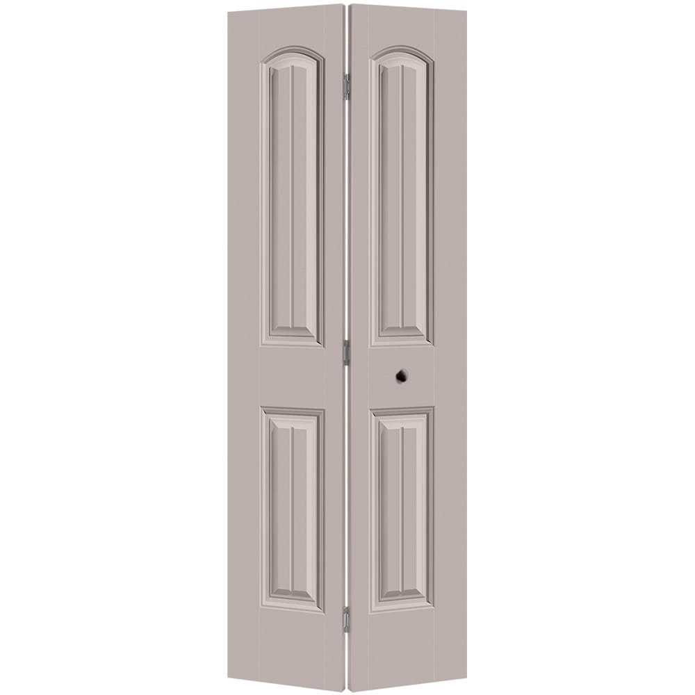 Masonite 1443498 Cheyenne 30-in x 80-in Driftwood 2-panel Smooth Hollow core Prefinished Molded composite Closet Bifold Door ( Hardware Included )